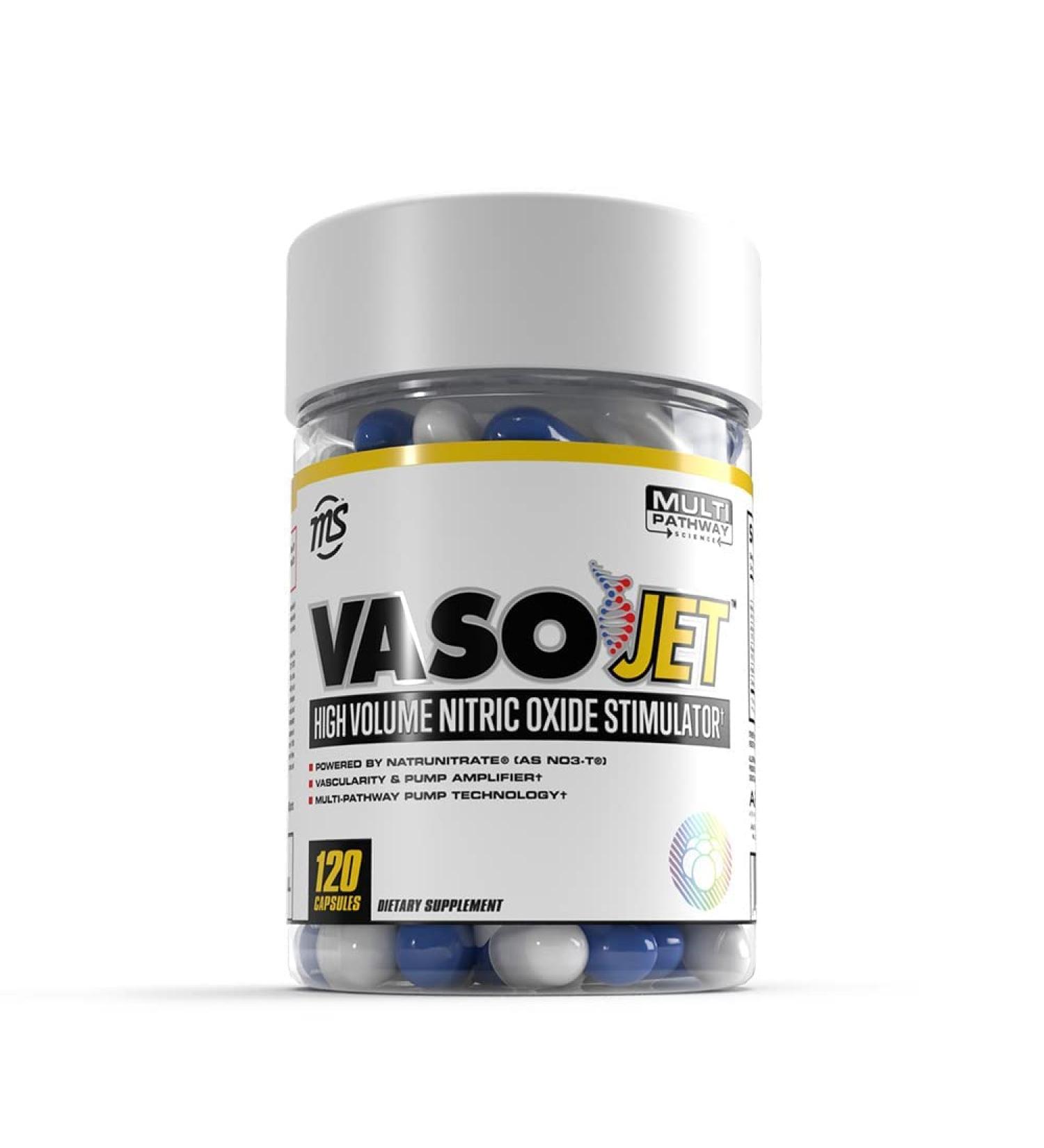 Man Sports Vasojet - Best Muscle Pump & Nitric Oxide Booster - 120 Capsules | 40-Day Supply - Enhance Your Workouts - Buy Online on GoSupps.com