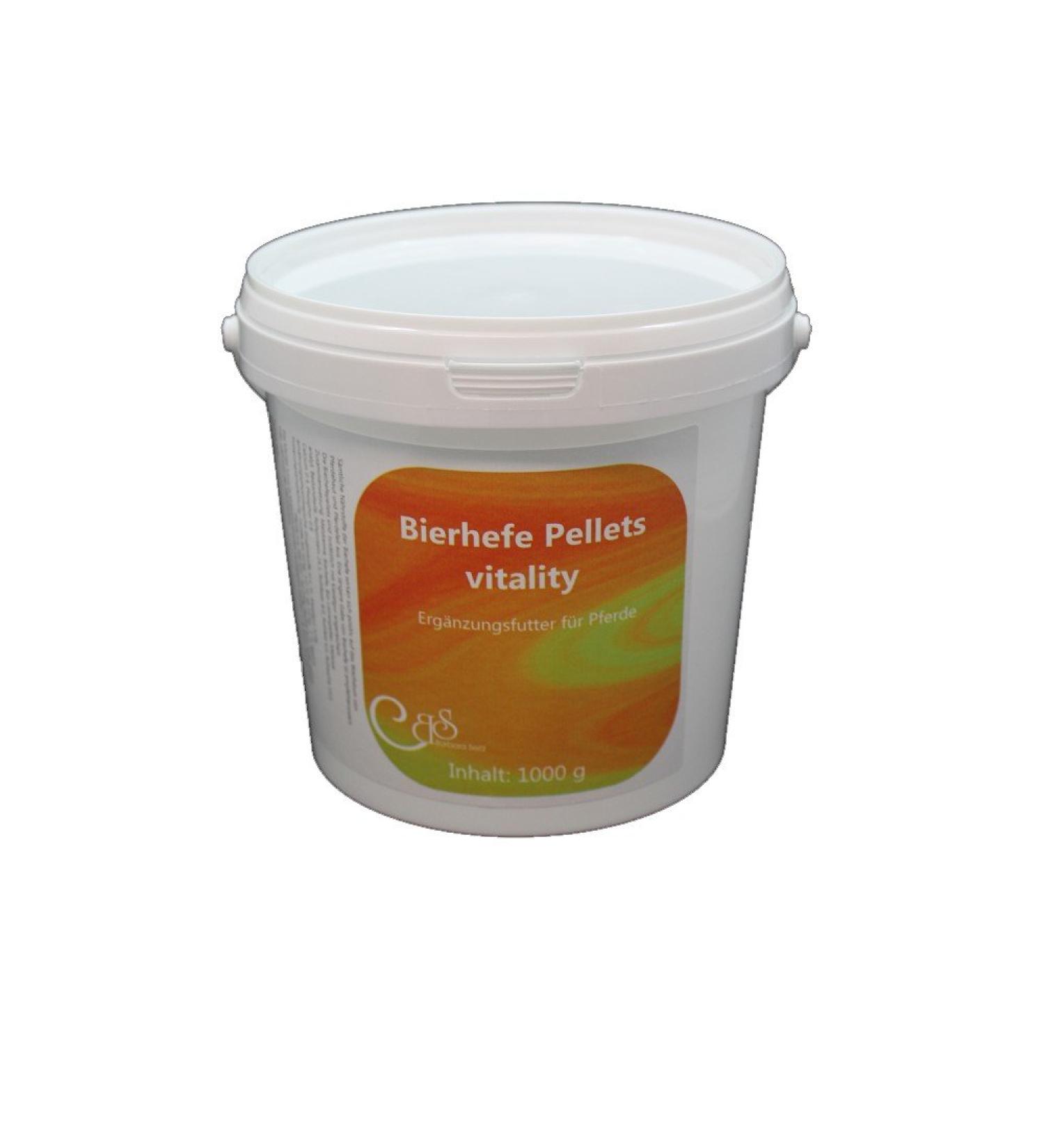 Brewer's Yeast Pellets for Horses - Vitality Supplement with Silica Vitamin B | 1000g - Enhance Coat Health & Performance - Buy Online on GoSupps.com