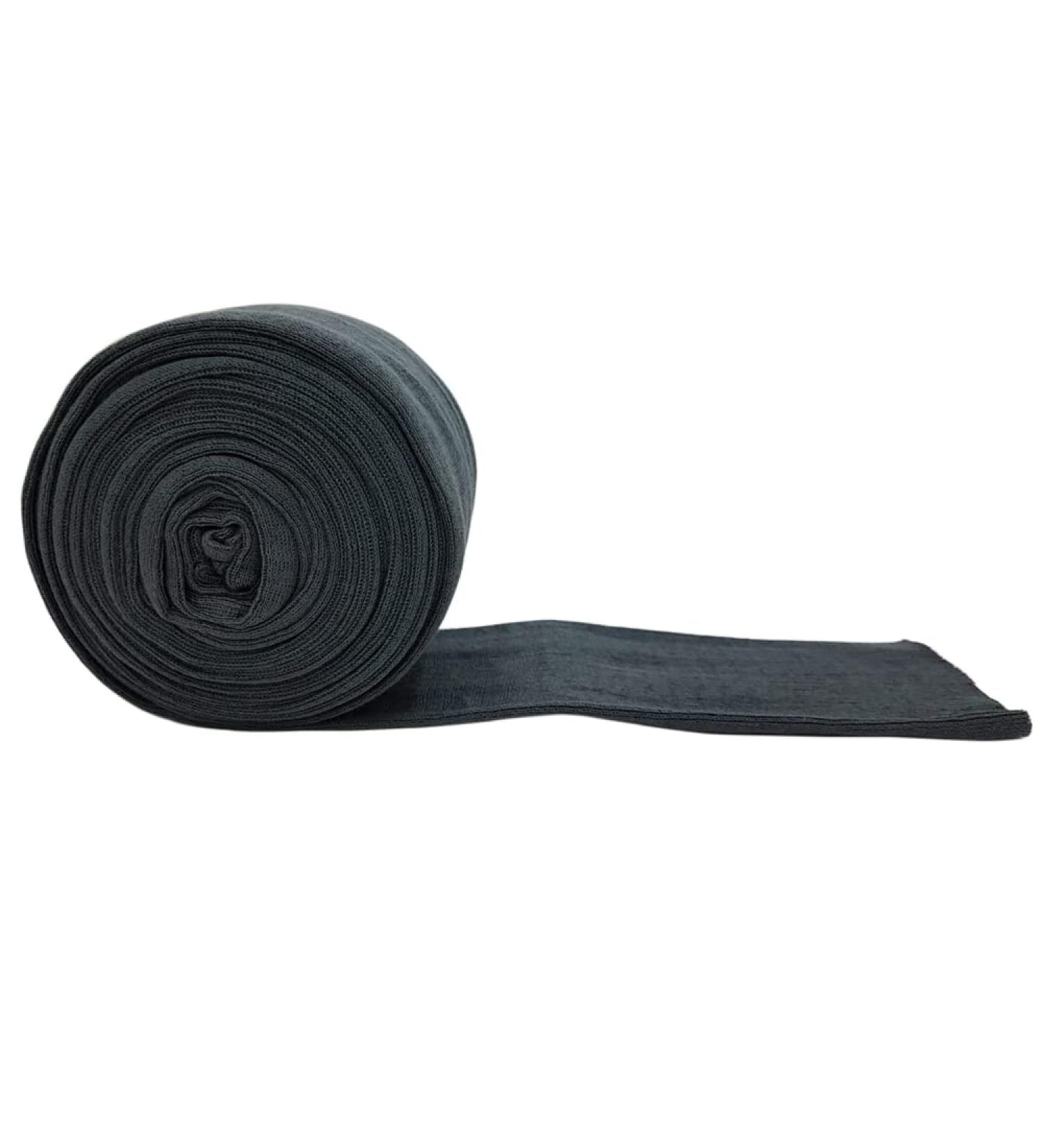 LayerGuard Cotton Stockinette Sleeve Roll - Grey 4 Inch | Stretchable Raw Cotton Tubular Bandage for Comfort wear, Sweat Absorption, Residue Prevention | Suitable for Under & Over Cast Wear - Buy Online on GoSupps.com