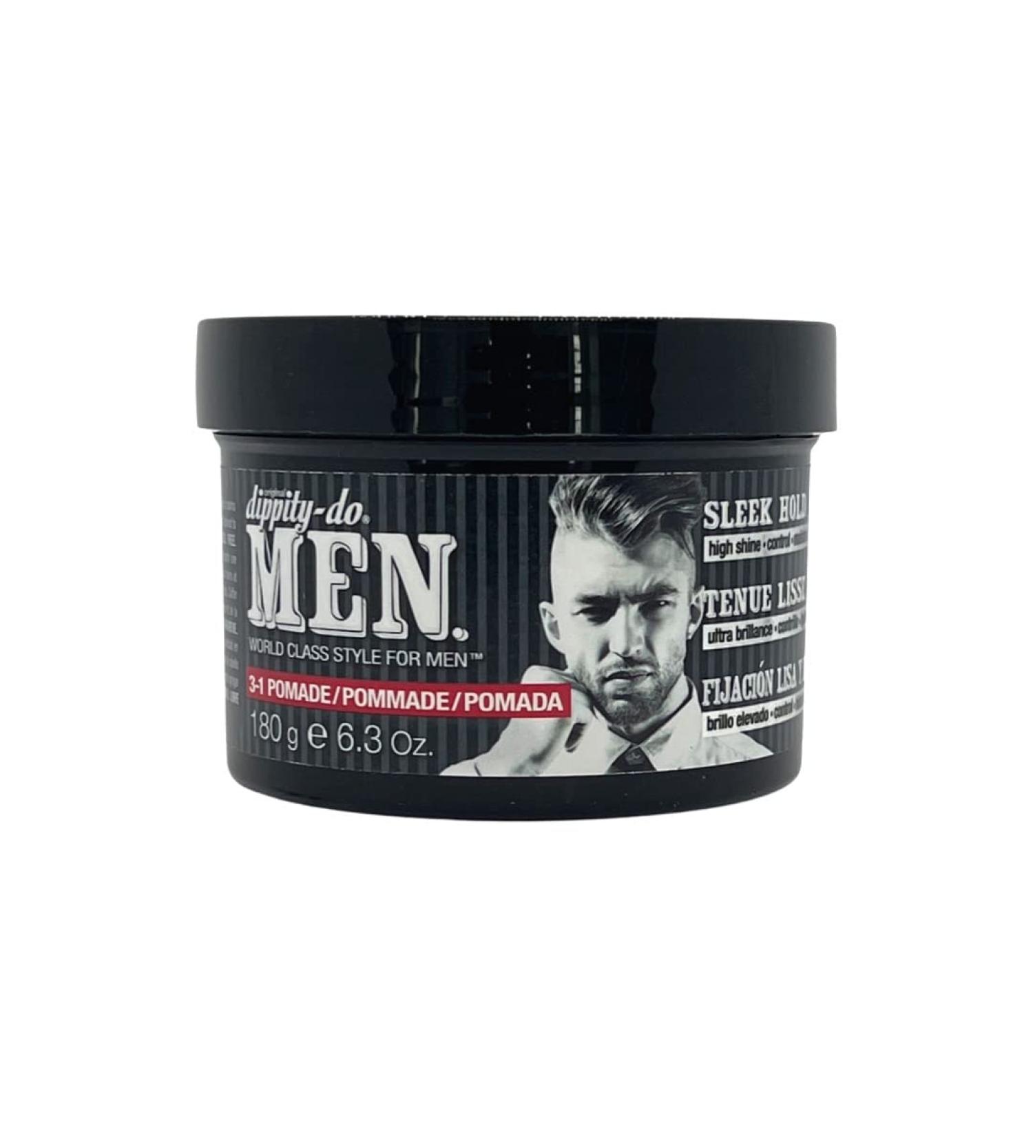Dippity-do Men 3-1 Pomade - Men's Hair Styling Pomade 6.3 oz.
