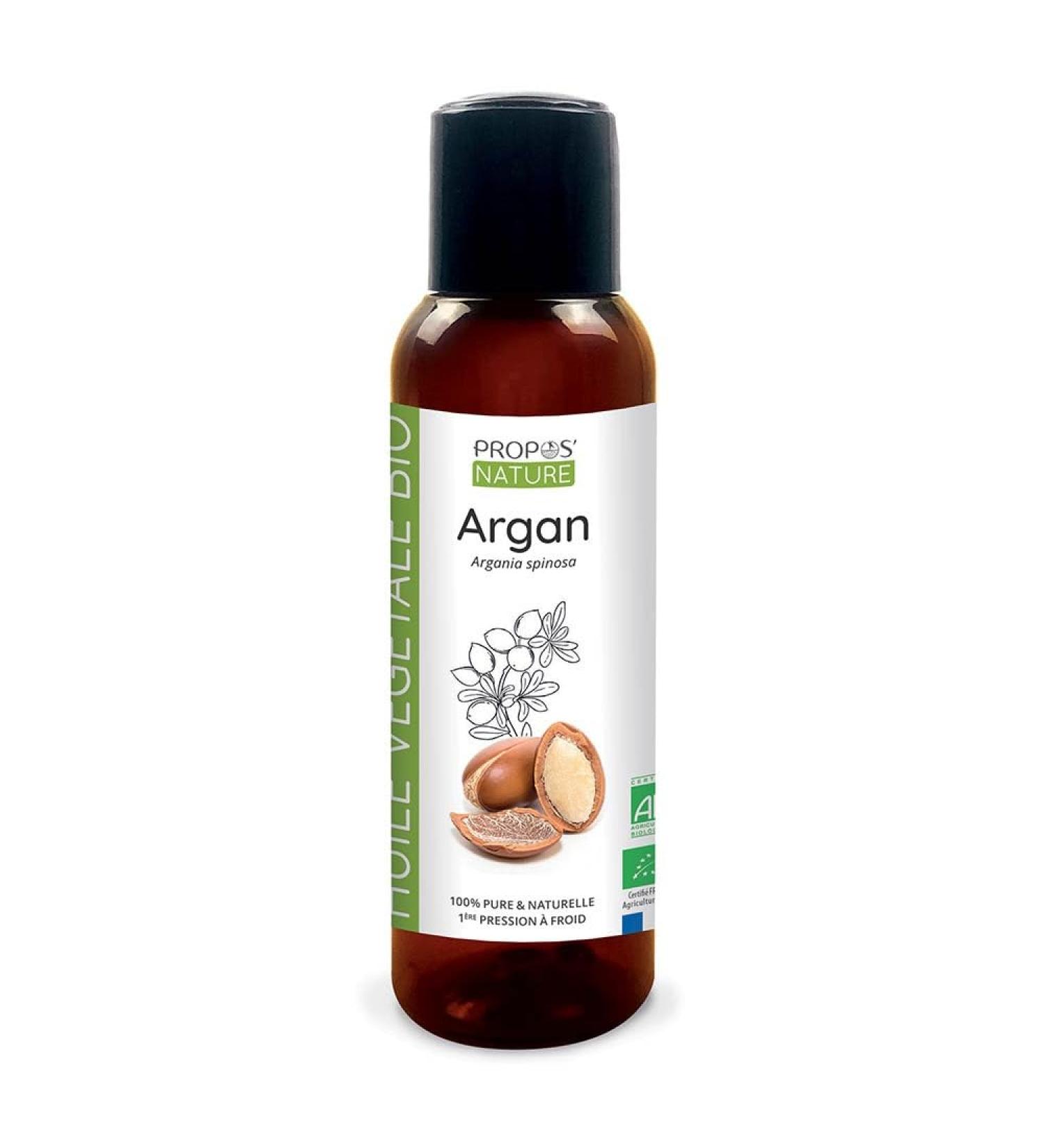 Organic Argan Oil - 100% pure and natural - 100ml - PROPOS'NATURE - Buy Online on GoSupps.com