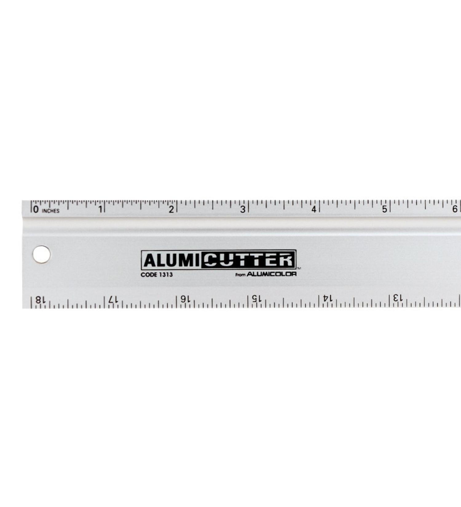 Alumicutter  24inch Straight-Edge Ruler  Silver