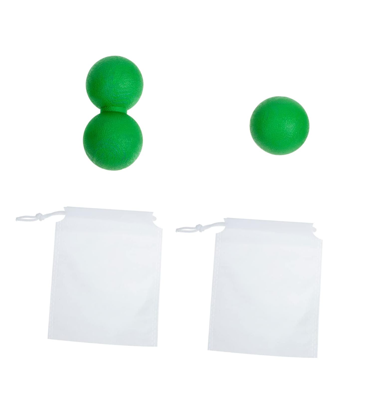 Buy Nolitoy Fascia Ball Massage Set - Trigger Point & Lacrosse Balls for Neck & Shoulder Relief | Spherical TPE Massage Accessories for Fitness - Buy Online on GoSupps.com