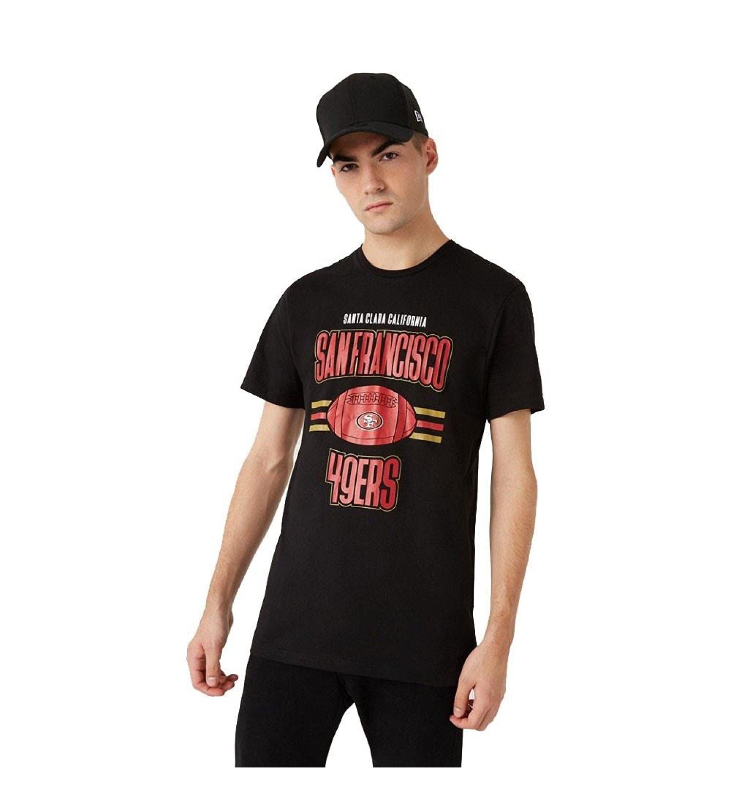 New Era San Francisco 49ers NFL Football T-Shirt - Size S Black | Shop Worldwide - Buy Online on GoSupps.com