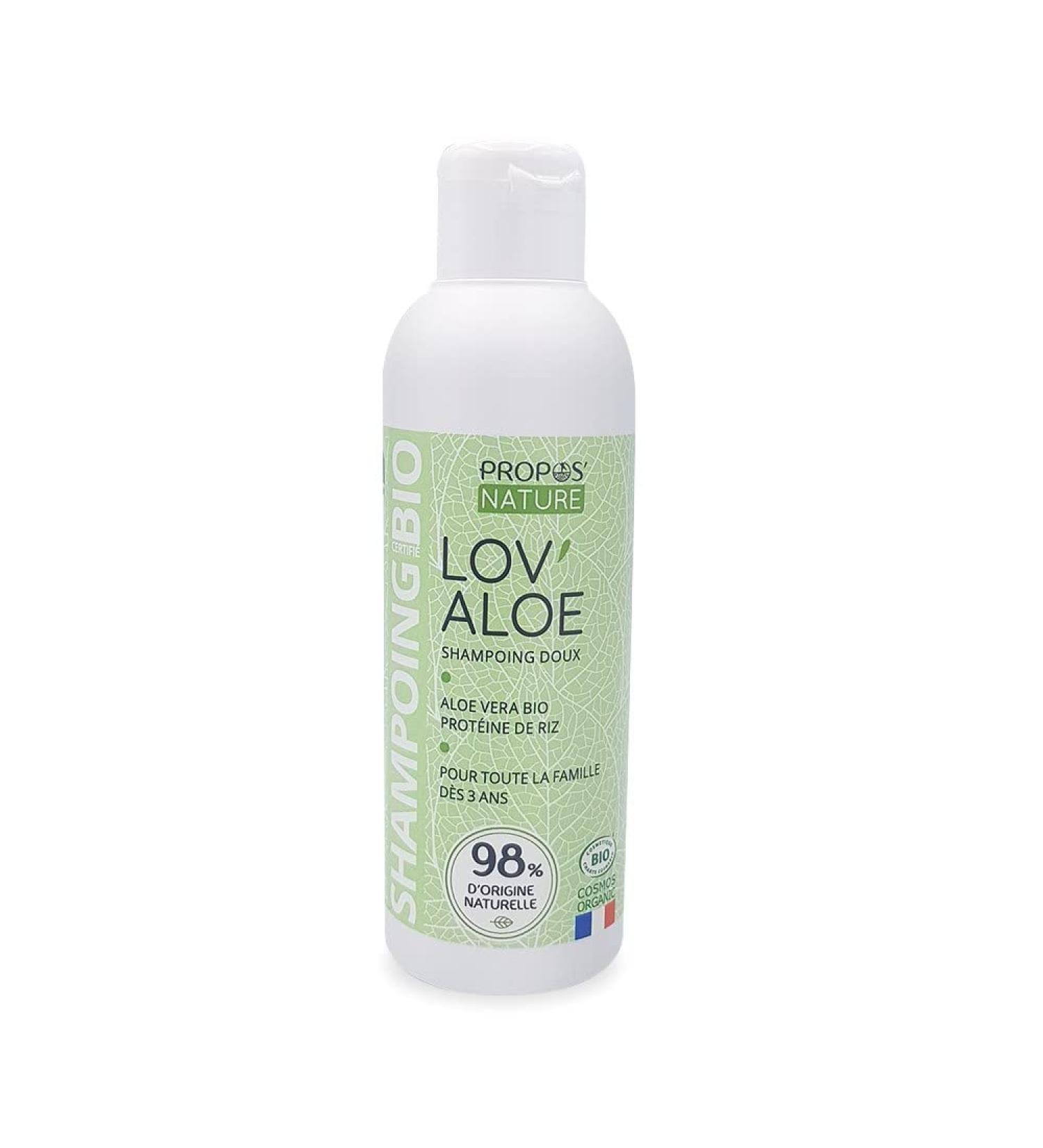Lov'Alo Shampoo - With organic aloe vera - Propos'Nature - 200 ml - Buy Online on GoSupps.com
