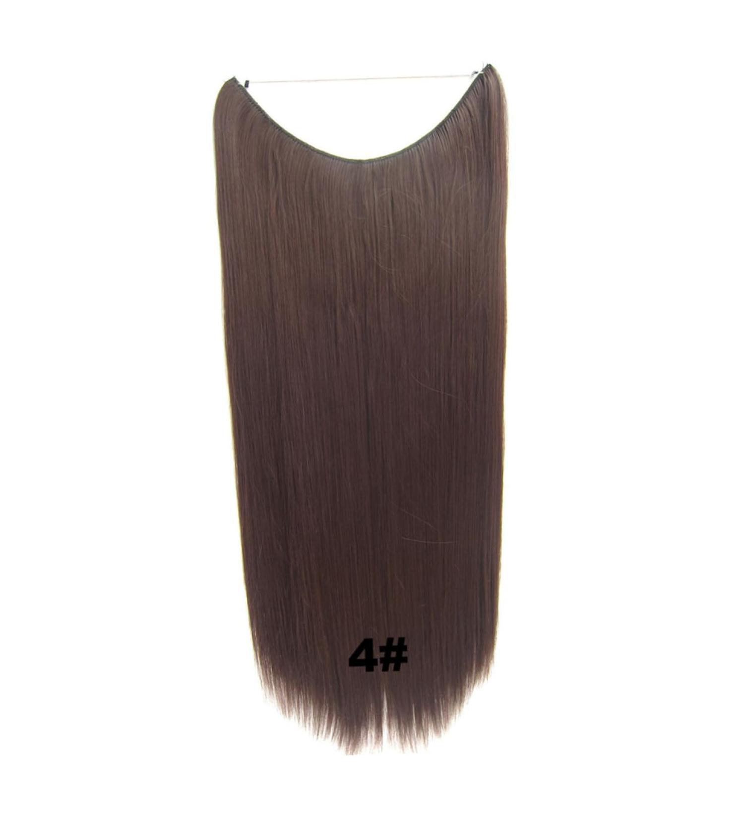 minkissy Piece Curly Hair Extensions Straight Hair Extensions Fluffy Hair Extensions Hair Clips for Curly Hair Black Hair Extensions Clip Hair Clips for Curls Fishing Line Wig medium As Shown - Buy Online on GoSupps.com