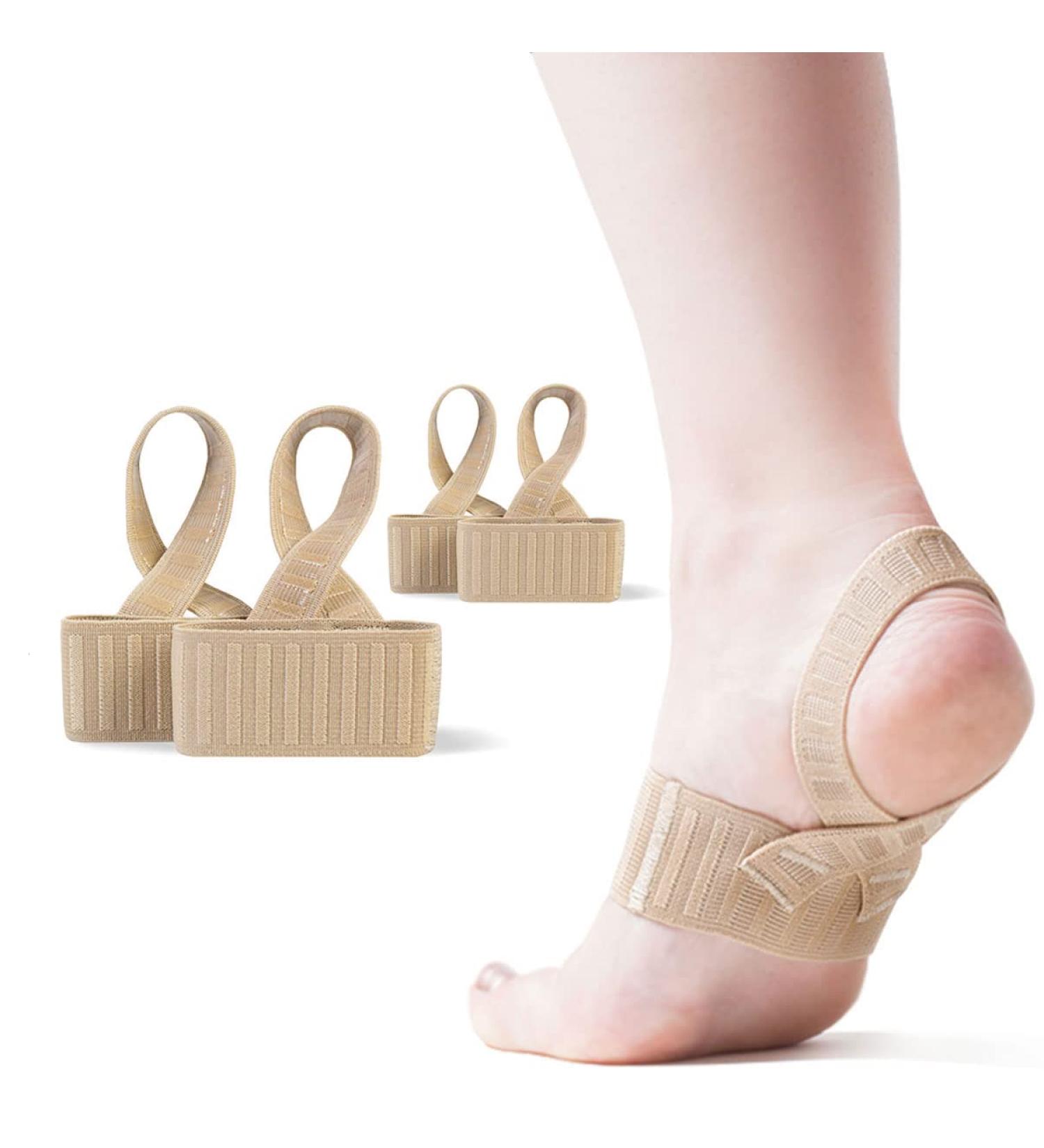 Tuli's X Brace Arch Support & Compression for Sever's Disease, Plantar Fasciitis, Flat Feet - 2 Pairs Medium - Buy Online on GoSupps.com