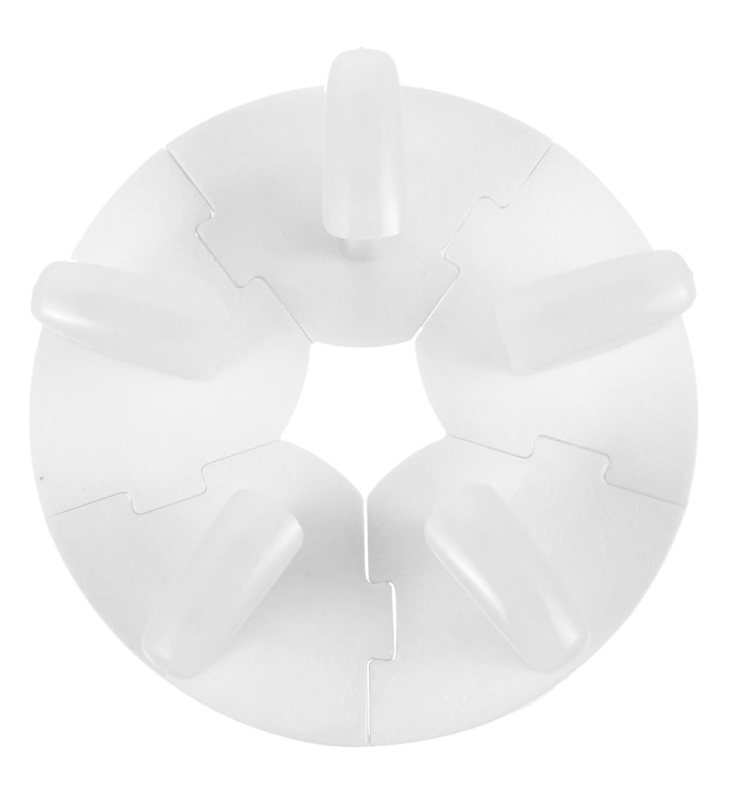 Baluue 2 Sets Nail Stand for Press On Nails Display Practice Art Fake Nail Holder Painting Nails Stand False Nail Designs for Home DIY Beginner Salon Supplies White - Buy Online on GoSupps.com