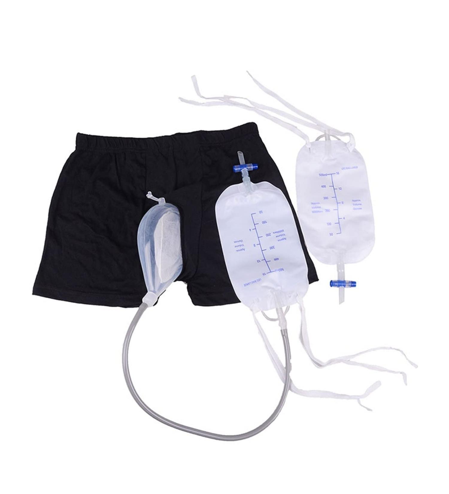 Portable Urinals Reusable Male Urinal Bag Silicone Urine Funnel Pee Holder Collector with Catheter for Old Men Portable for Men Women (Color : A Size : 83-100cm) 83-100cm A - Buy Online on GoSupps.com