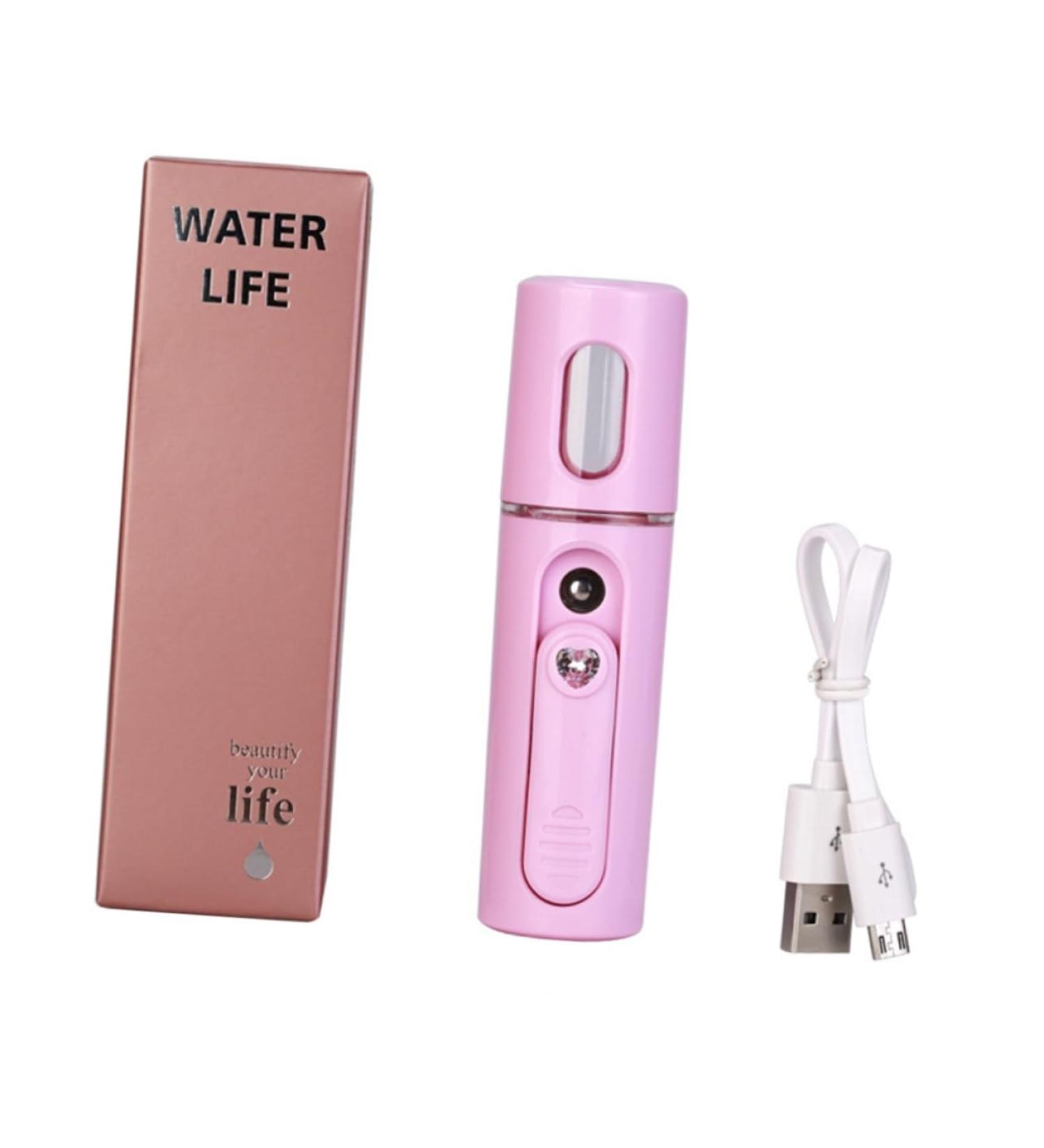POPETPOP Micrometer Water Squirter Watering Sprayer Skincaree Skinsceutical Beauty Instrument Nanometer Atomization Facial Beautification Instrument Earth Tones Lip Gloss Set Plate - Buy Online on GoSupps.com