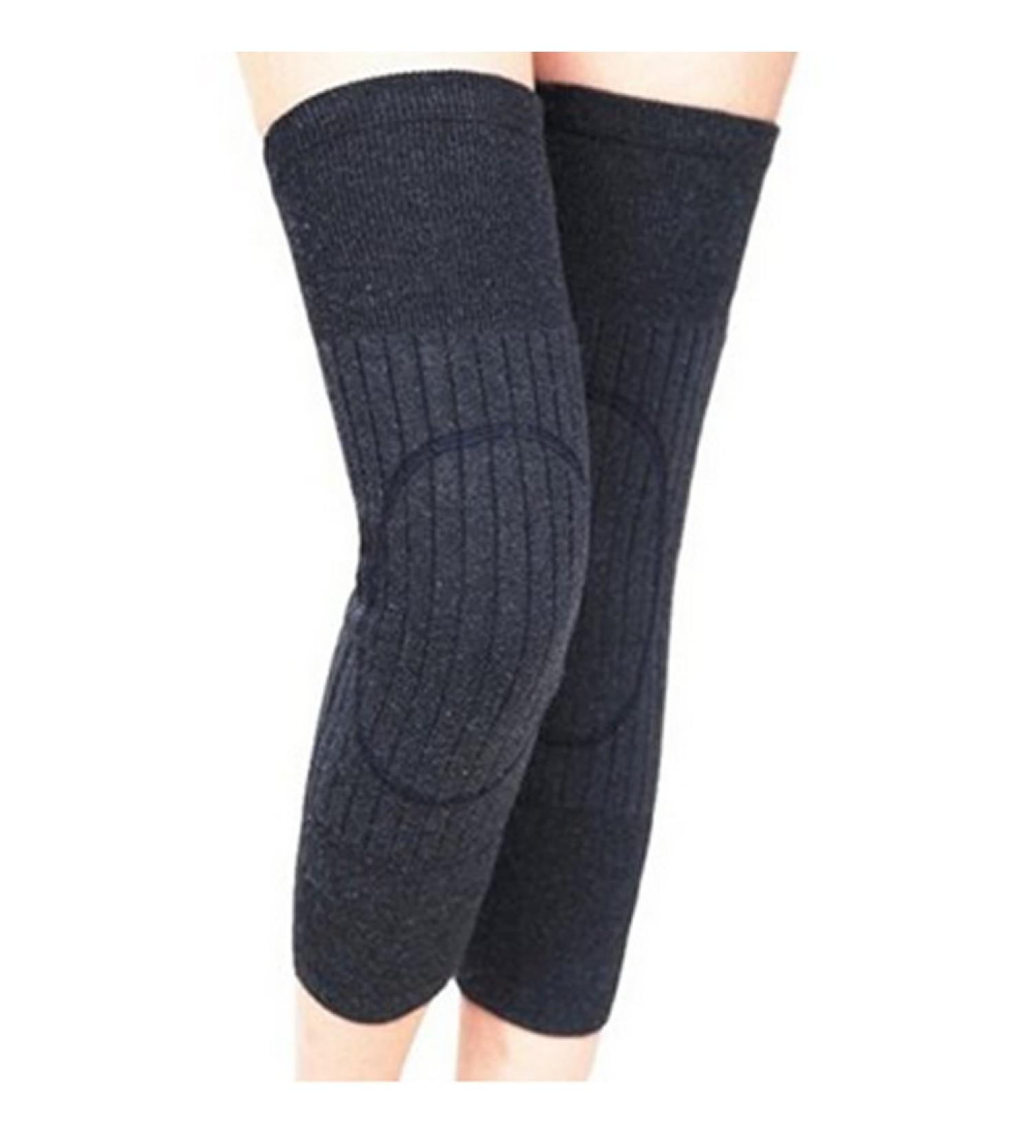 Unisex Cashmere Wool Knee Brace Pads - Winter Warm Thermal Sleeves for Men & Women | Shop Now - Buy Online on GoSupps.com