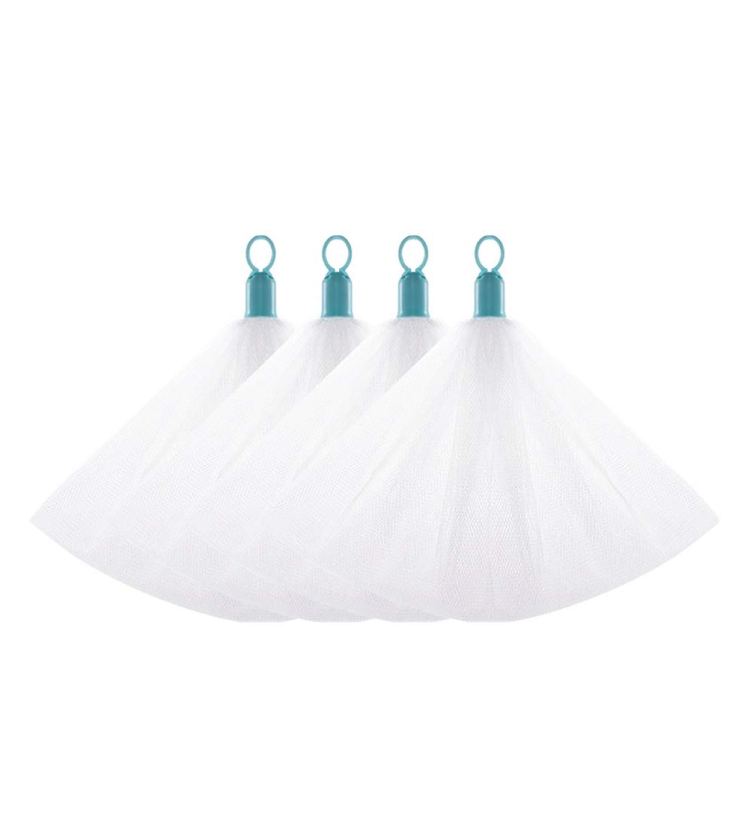 Pack of 4 Net Easy Bubble Mesh Bags - Double Layer Foaming Cleanser & Blister Mesh for Effortless Skincare - Buy Online on GoSupps.com