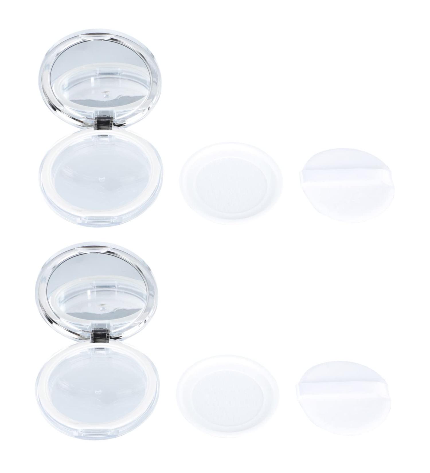 Mipcase 2pcs Boxes Powder Box Powder for Women Body Case Powder Storage Case Clamshell Cosmetic Packing Box - Buy Online on GoSupps.com