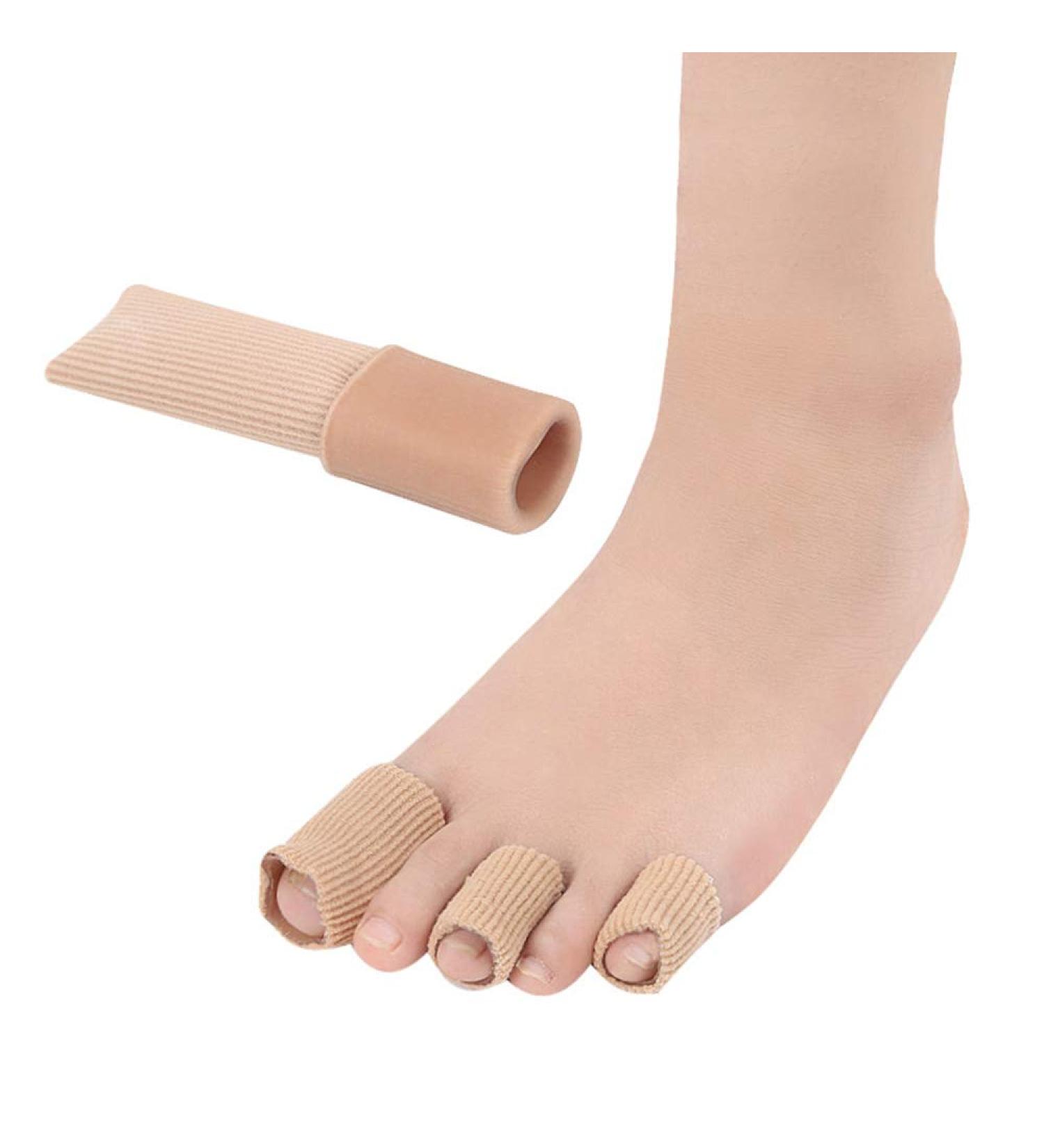 Fiber Gel Toe Pads for High Heel Protection | Soothe Corns Blisters & Calluses - 2 Sizes Available - Buy Online on GoSupps.com