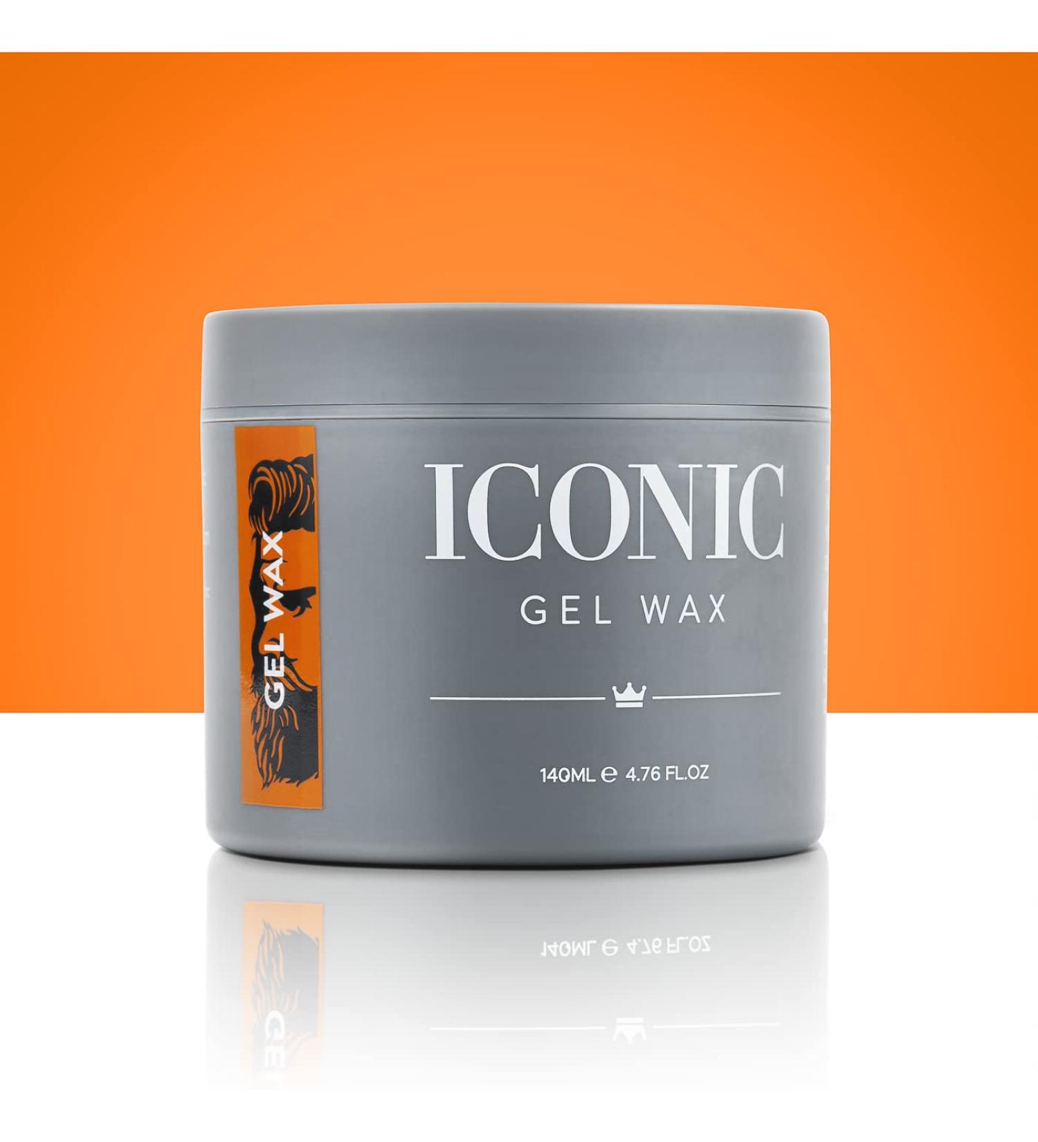 Buy Iconic Hair Gel Wax - Strong Hold & Long-Lasting Shine | International Shipping Available - Buy Online on GoSupps.com