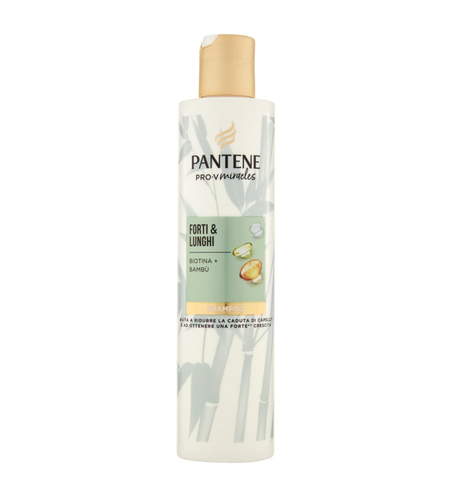  Pantene Pantene Pro-V Miracles Fortie Long Hair Shampoo with Bamboo and Biotin helps reduce hair loss due to breakage and stimulate stronger regrowth 225 ml - Buy Online on GoSupps.com
