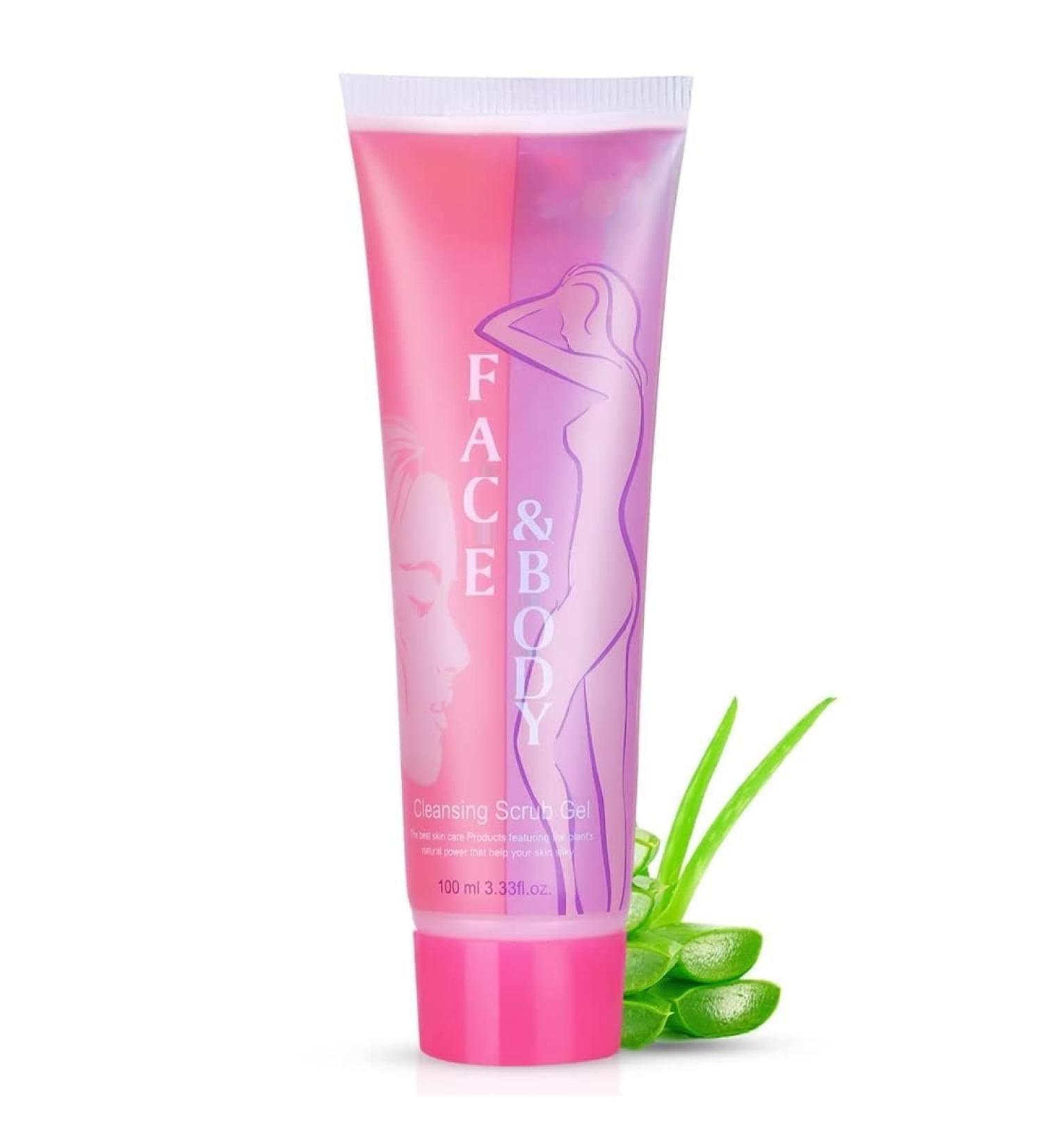 3.38 fl oz (100 ml) Alo'evera Face & Body Cleansing Scrub Gel - Buy Online on GoSupps.com