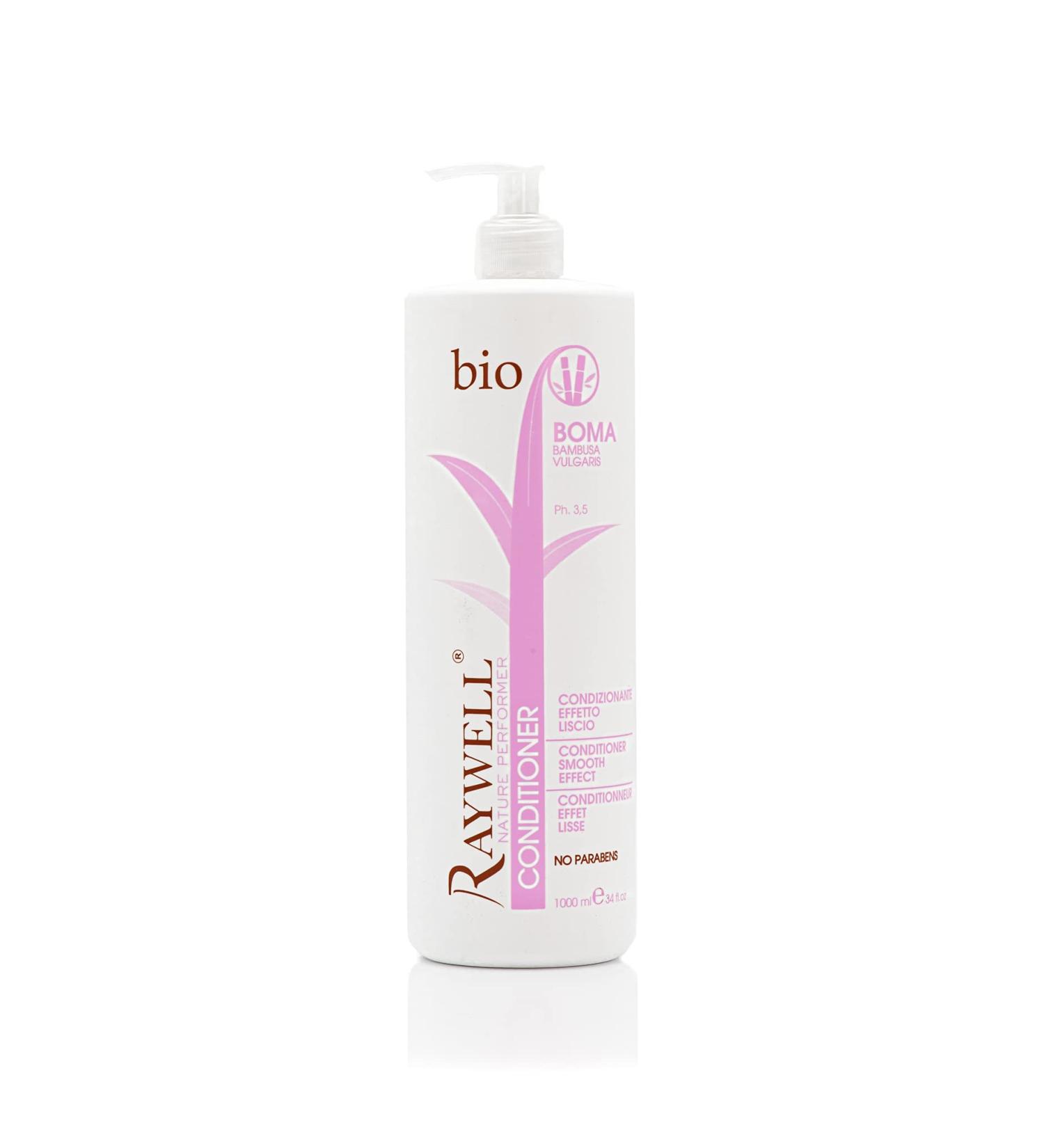 Raywell bio BOMA hair rinse/conditioner with plant extracts and oils - 1 liter - Made in Italy