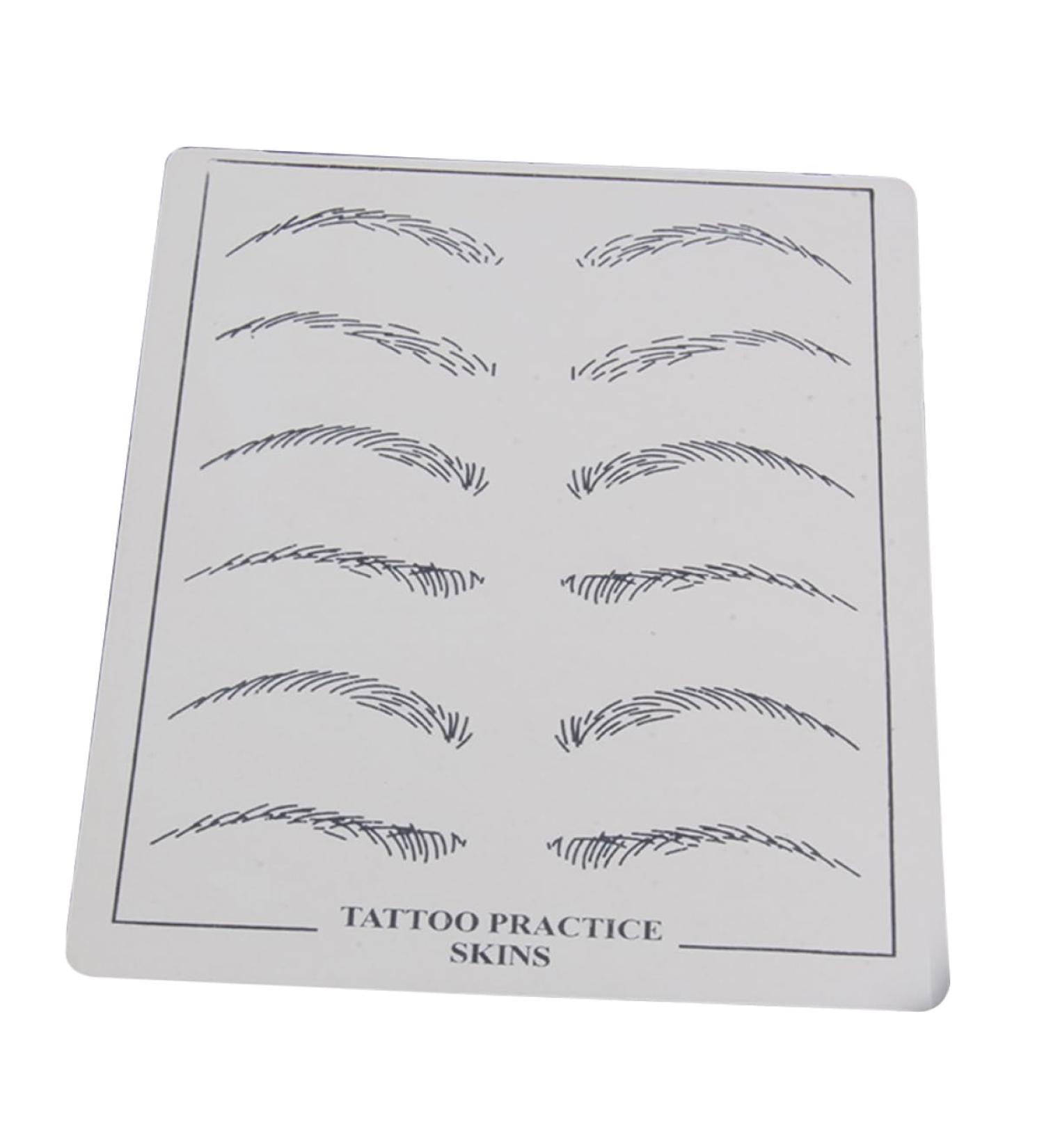 IWOWHERO Eyebrow Microblading Skin 6 Pcs eye brow shaping kit eyebrow practice skin eyebrow microblading eyebrow trimming - Buy Online on GoSupps.com