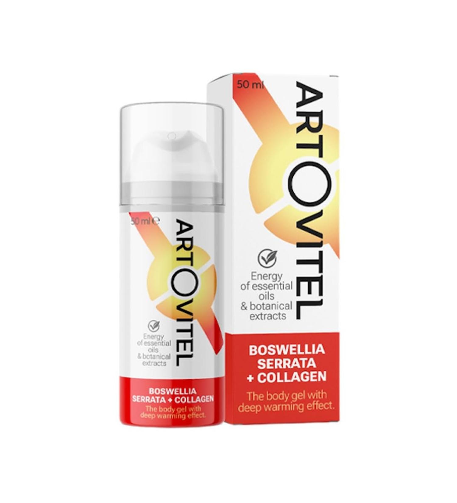 Artrovitel Gel with herbal extracts (peppermint leaf, eucalyptus) 50 ml