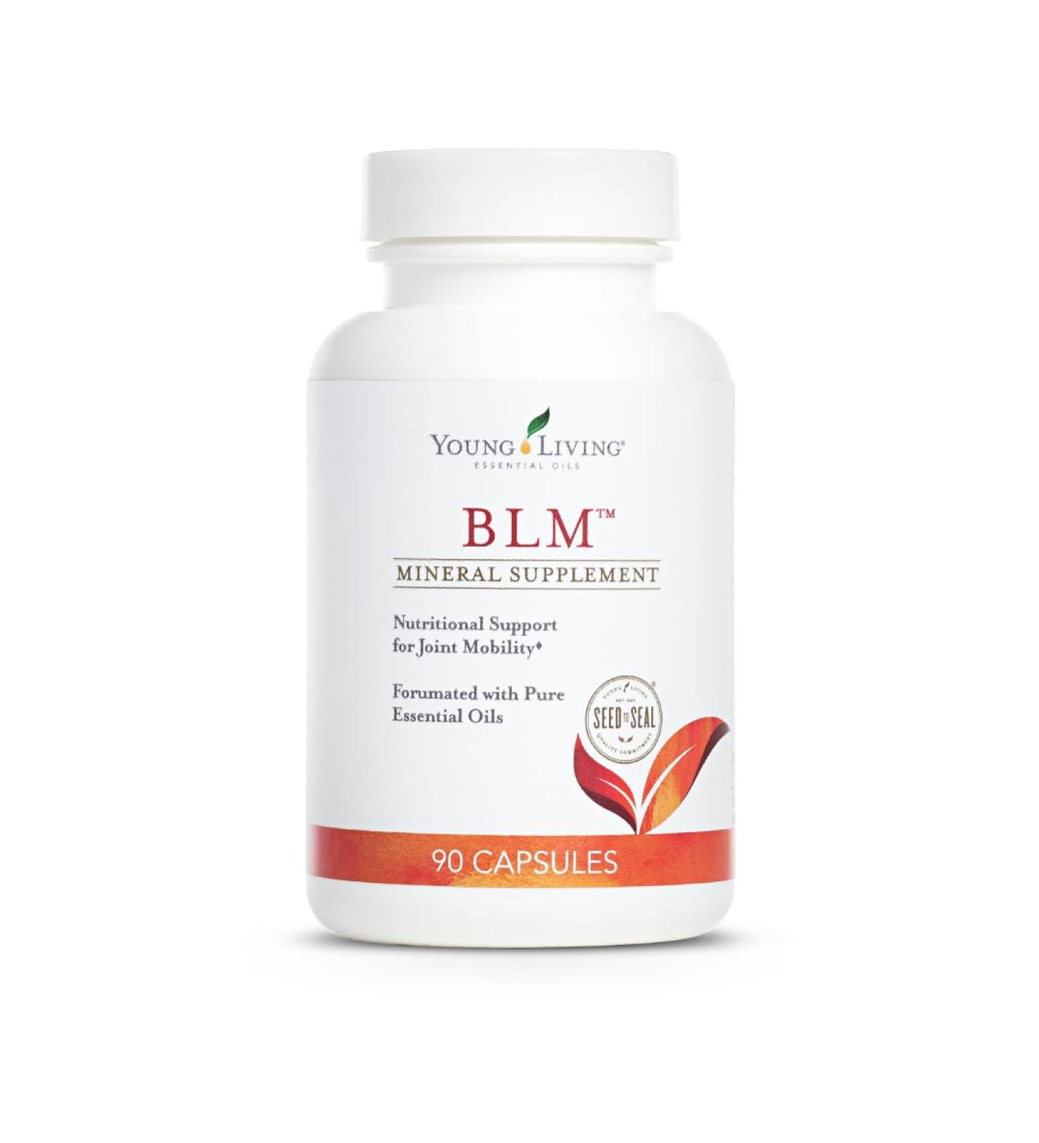 Buy BLM Capsules by Young Living - 90 Count Mineral Supplement for Joint Support - Glucosamine Collagen & Manganese Citrate - Shop Internationally - Buy Online on GoSupps.com