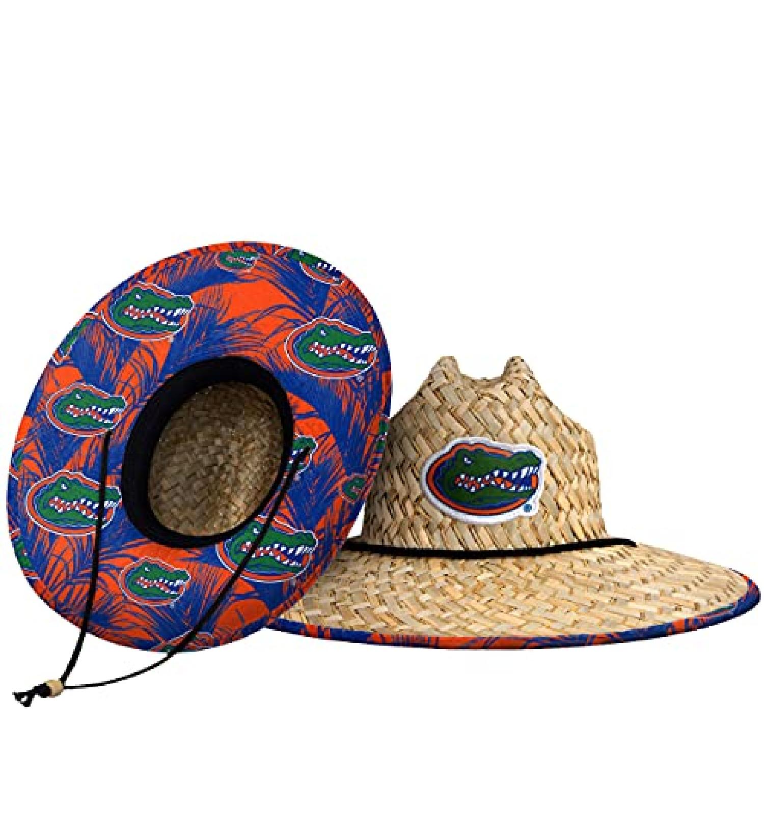 FOCO Men's NCAA Florida Gators Floral Lifeguard Beach Straw Sun Hat - One Size - Buy Online on GoSupps.com