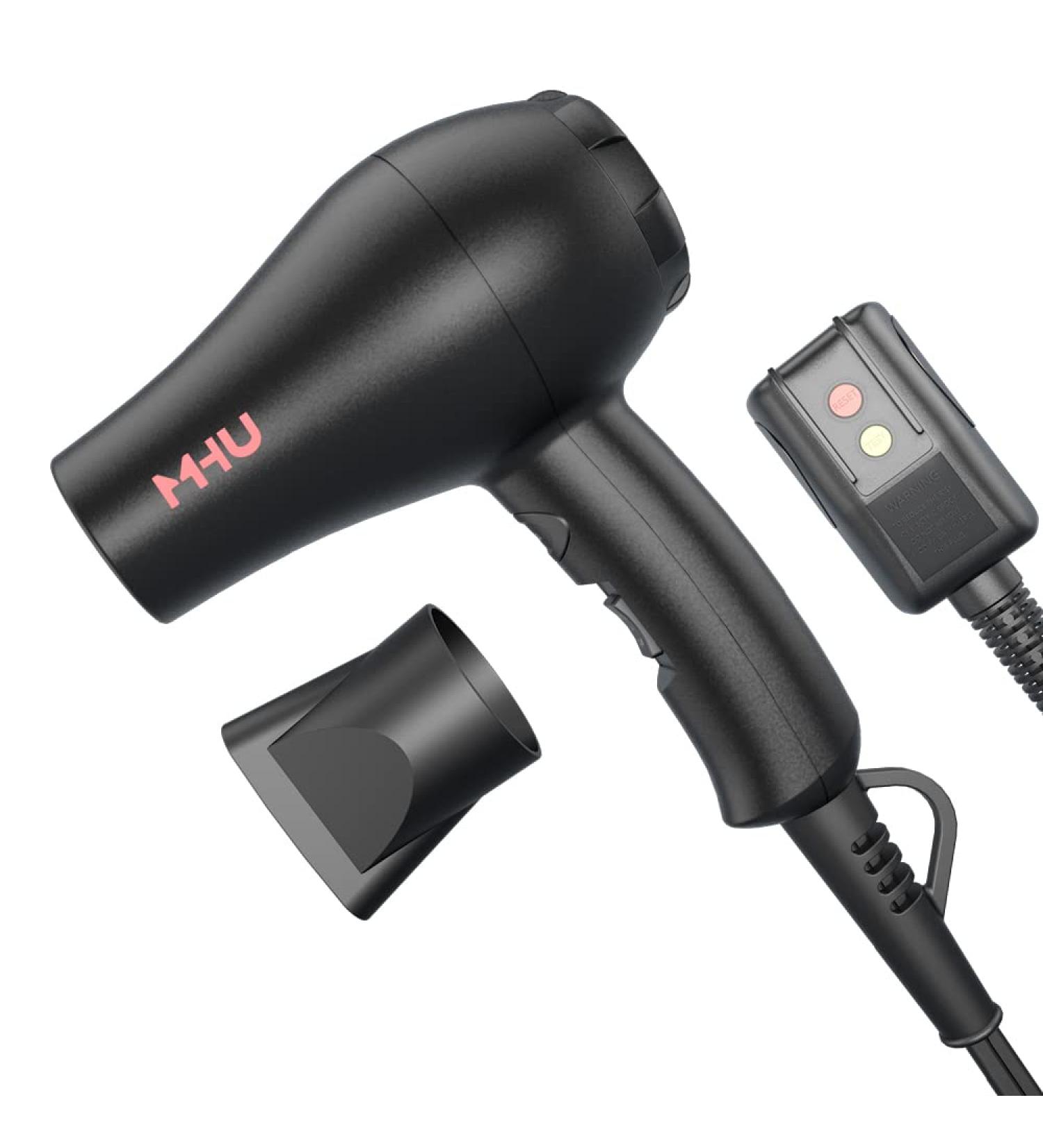 Mini Blow Dryer 1000W Ceramic Ionic - Compact Hair Dryer for Kids & Travel 2 Speed Settings Cool Shot Perfect for Painting & Acrylic Pouring - Buy Online on GoSupps.com