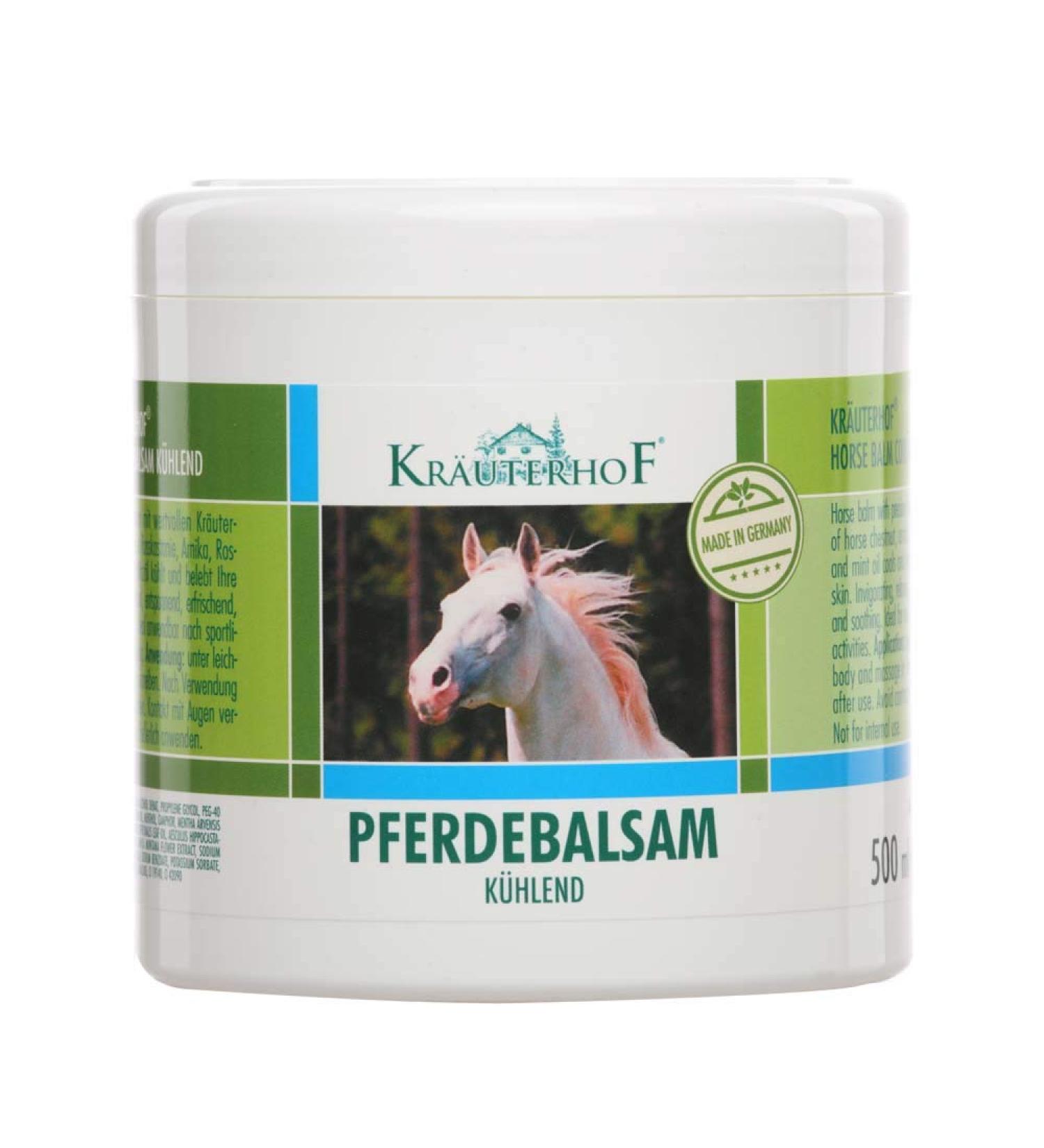 Kr uterhof Baume pour chevaux massage gel baume pour la peau rafra chissant Tailles 500 ml (Lot de 1)