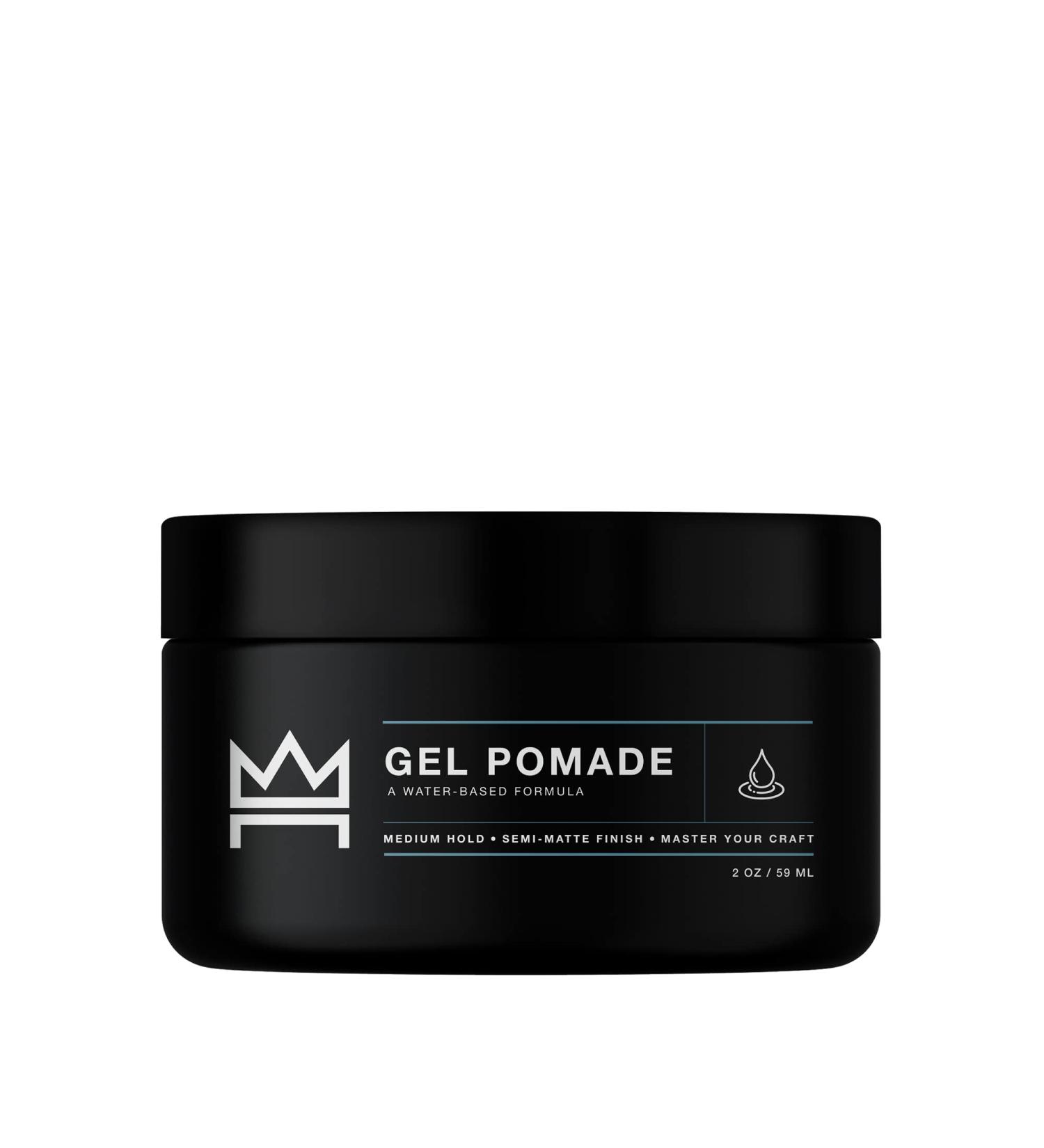 Hair Craft Co. Pomade 2oz - Semi-Matte Medium Hold Gel for Men - Barber Approved, Water Soluble, Boss Scented - Buy Online on GoSupps.com