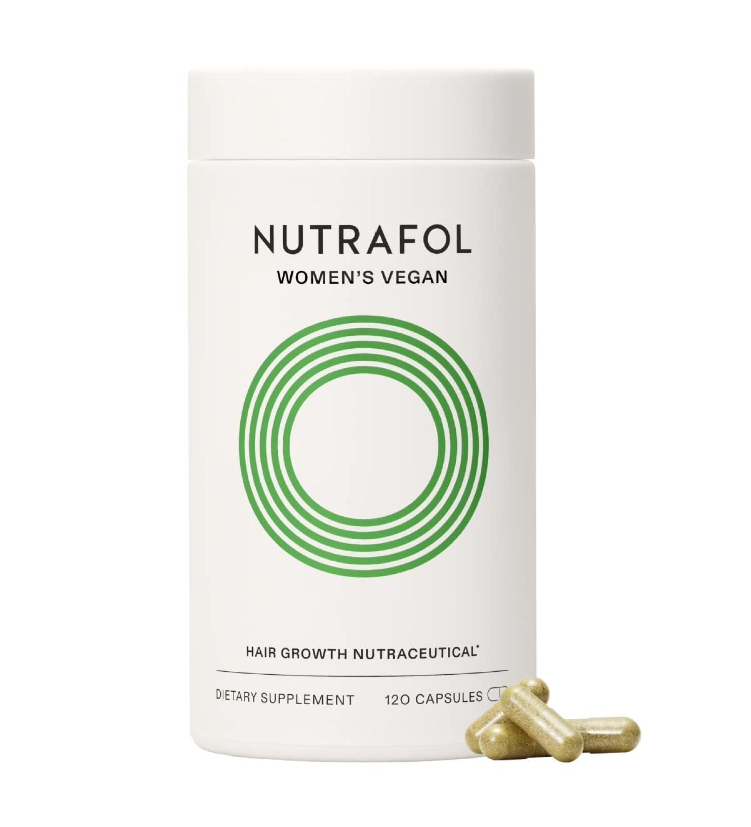 Nutrafol Women's Vegan Hair Growth Supplement | Clinically Proven for Thicker Hair | Dermatologist-Recommended | 1-Month Supply - Buy Online on GoSupps.com