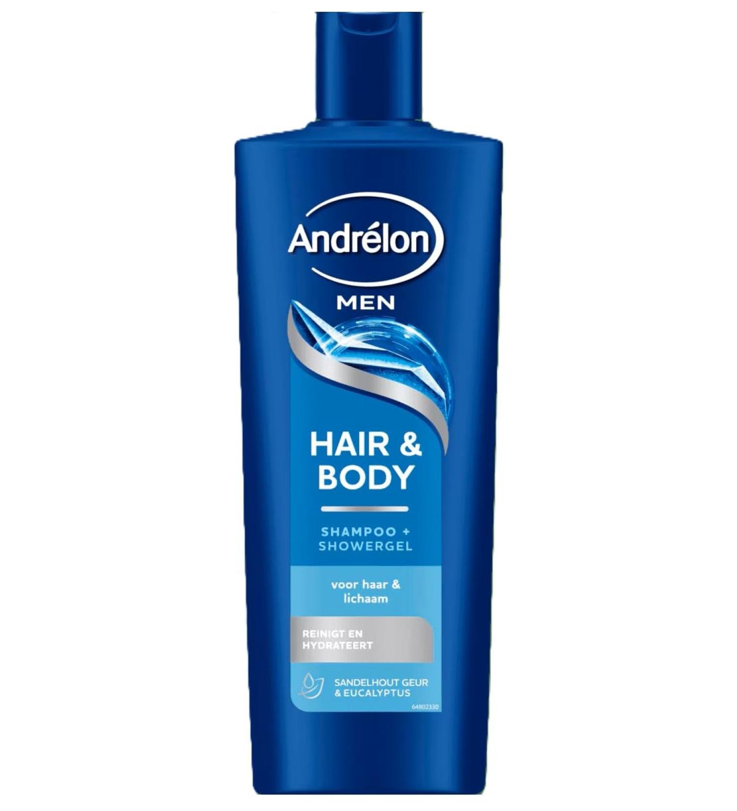 Andrelon Andrelon Shampoo Hair & Body for Men 400ml