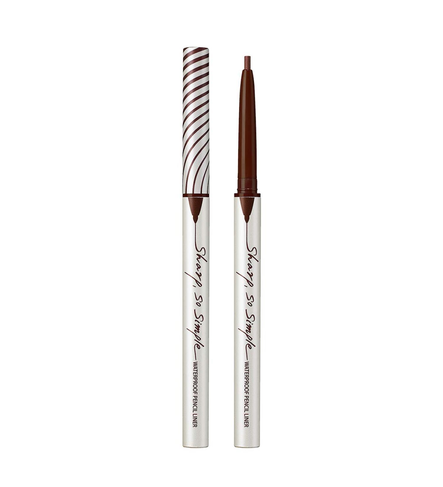 CLIO Sharp So Simple Waterproof Pencil Eye Liner - 06 CHOCO BROWN Single - Buy Online on GoSupps.com