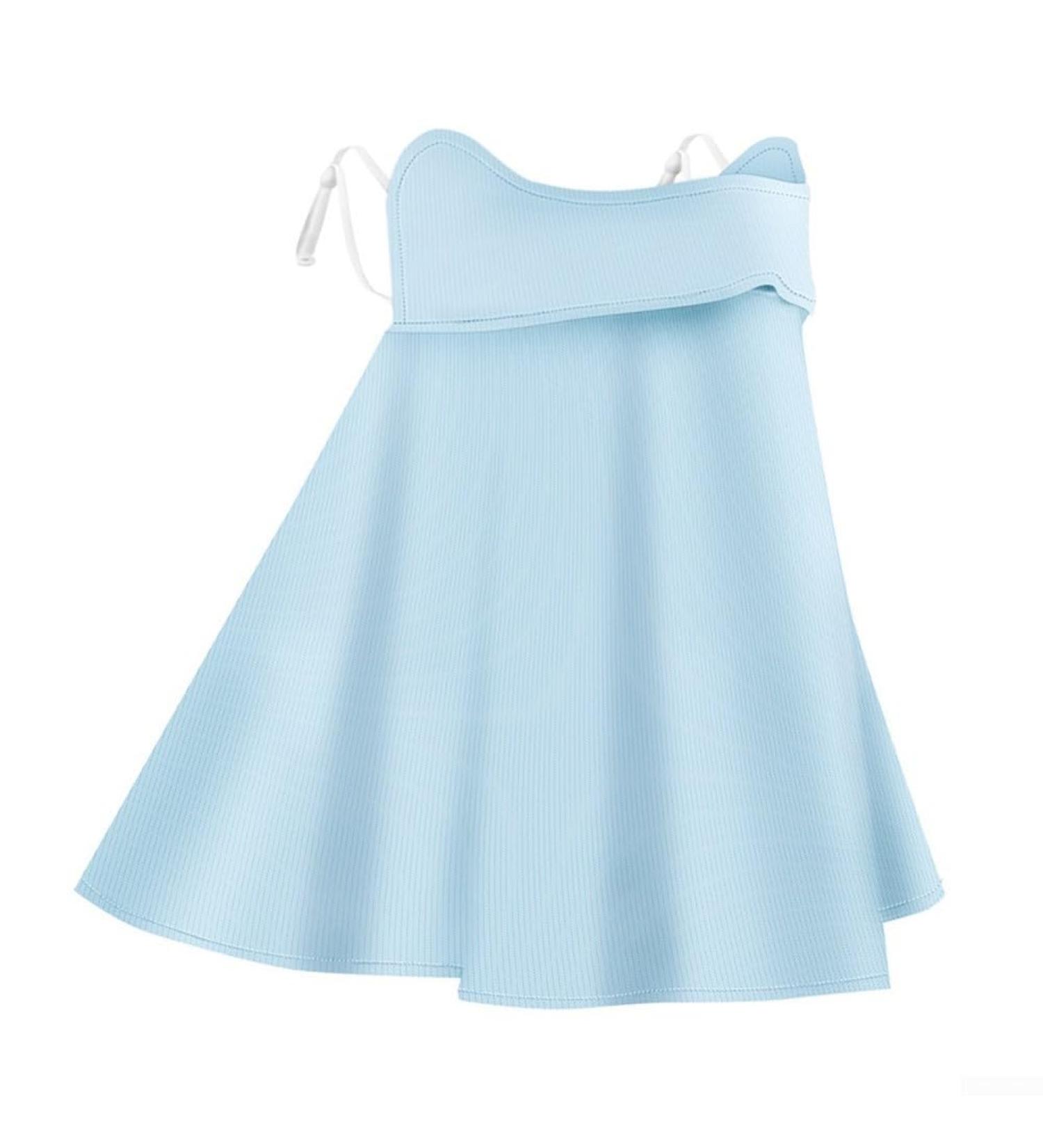 Shop CWOQOCW Women's Breathable Cooling FA-Ce Cover | Ice Silk Sun Protection in AMZ Blue Perfect for Hot Weather - Buy Online on GoSupps.com