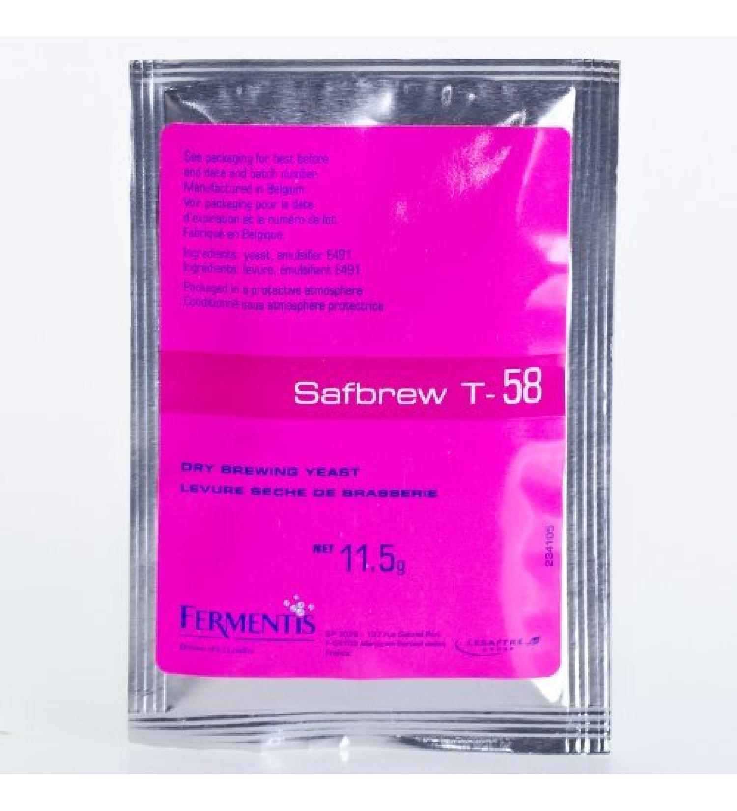 Fermentis Fermentis Safbrew T-58 11 5g High-Fermented Yeast Dry Yeast