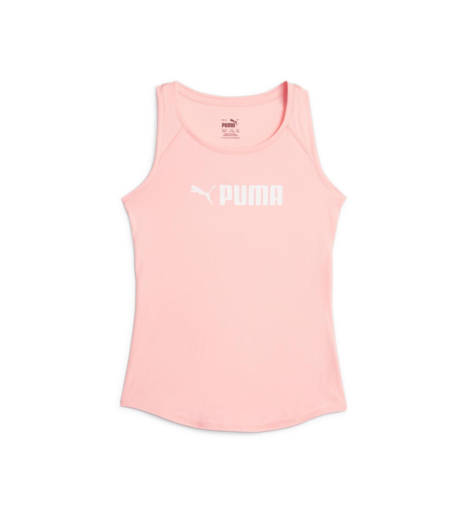 PUMA Girls Fit Layered Tank G Panzer 128 - Koral Ice Pink | Stylish & Comfortable Activewear for Kids - Buy Online on GoSupps.com