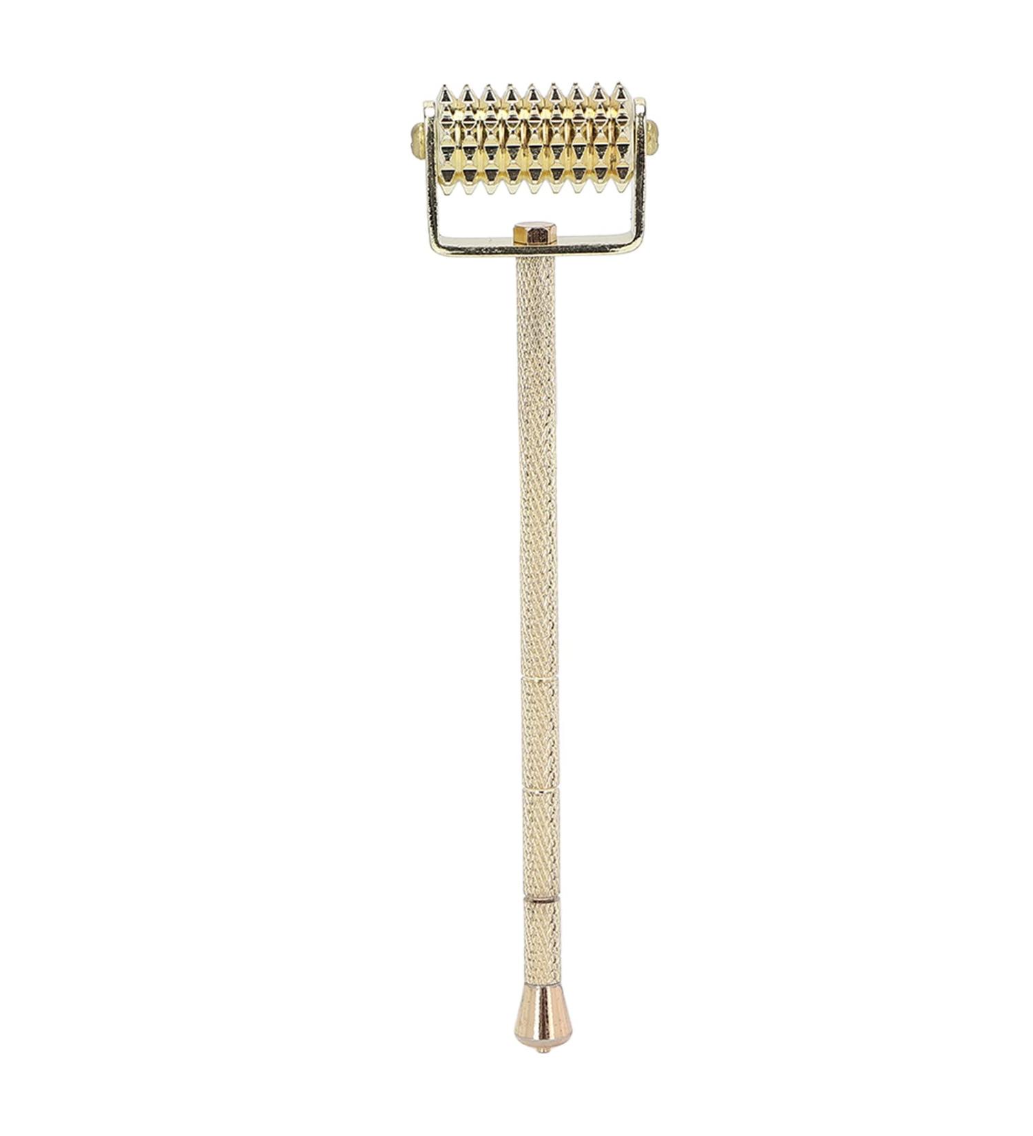 CUEA Face Massaging Derma Roller Aluminum Alloy Face Massaging Roller for Home Use for Hands Head - Buy Online on GoSupps.com