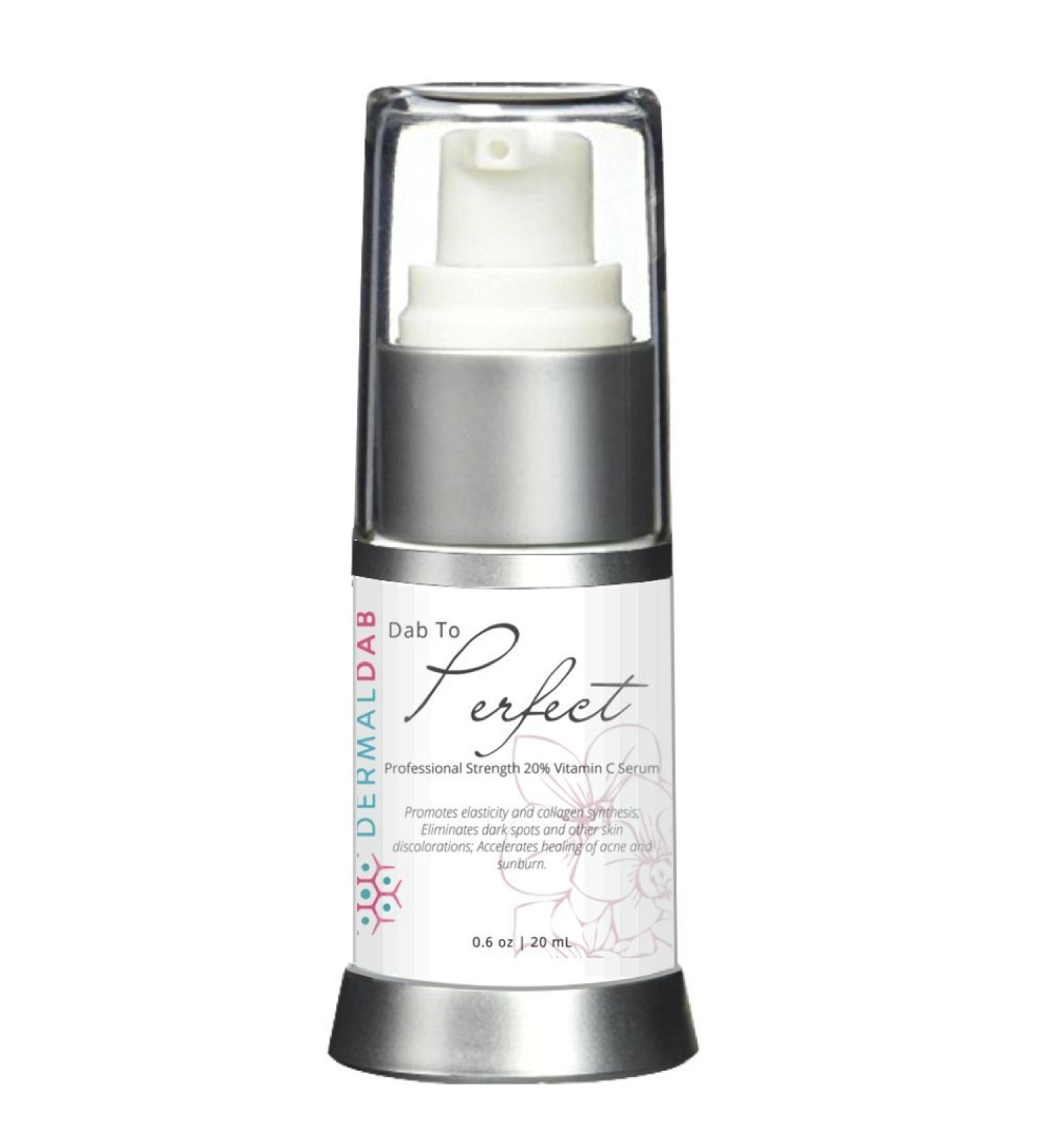 Buy Dermal Dab 20% Vitamin C Serum - Brighten & Firm Skin Reduce Dark Circles | International Shipping - Buy Online on GoSupps.com