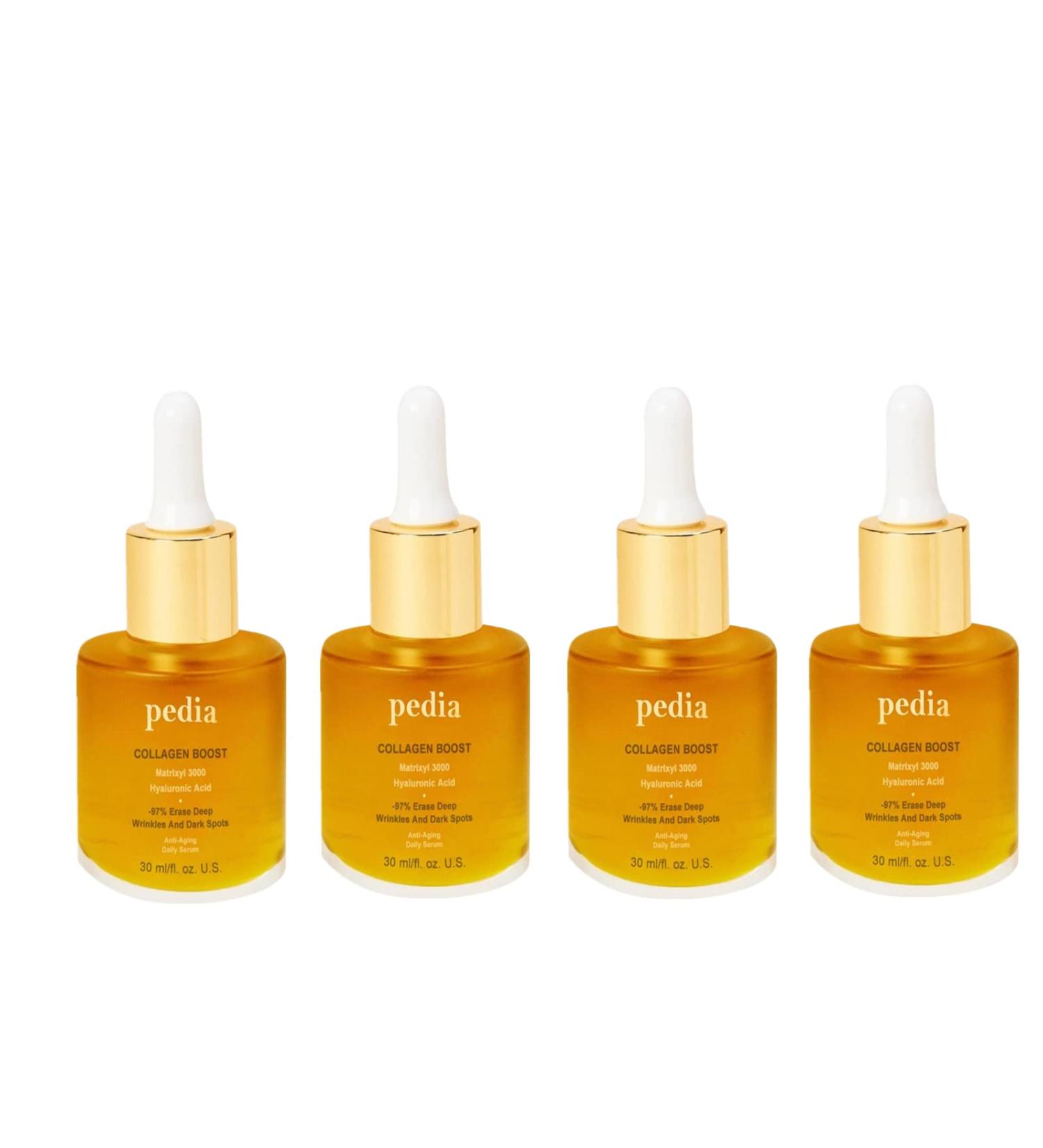 Pedia Advanced Collagen Boost Anti Aging Serum - Firm Skin, Reduce Wrinkles (1/2/4PC) - Buy Online on GoSupps.com