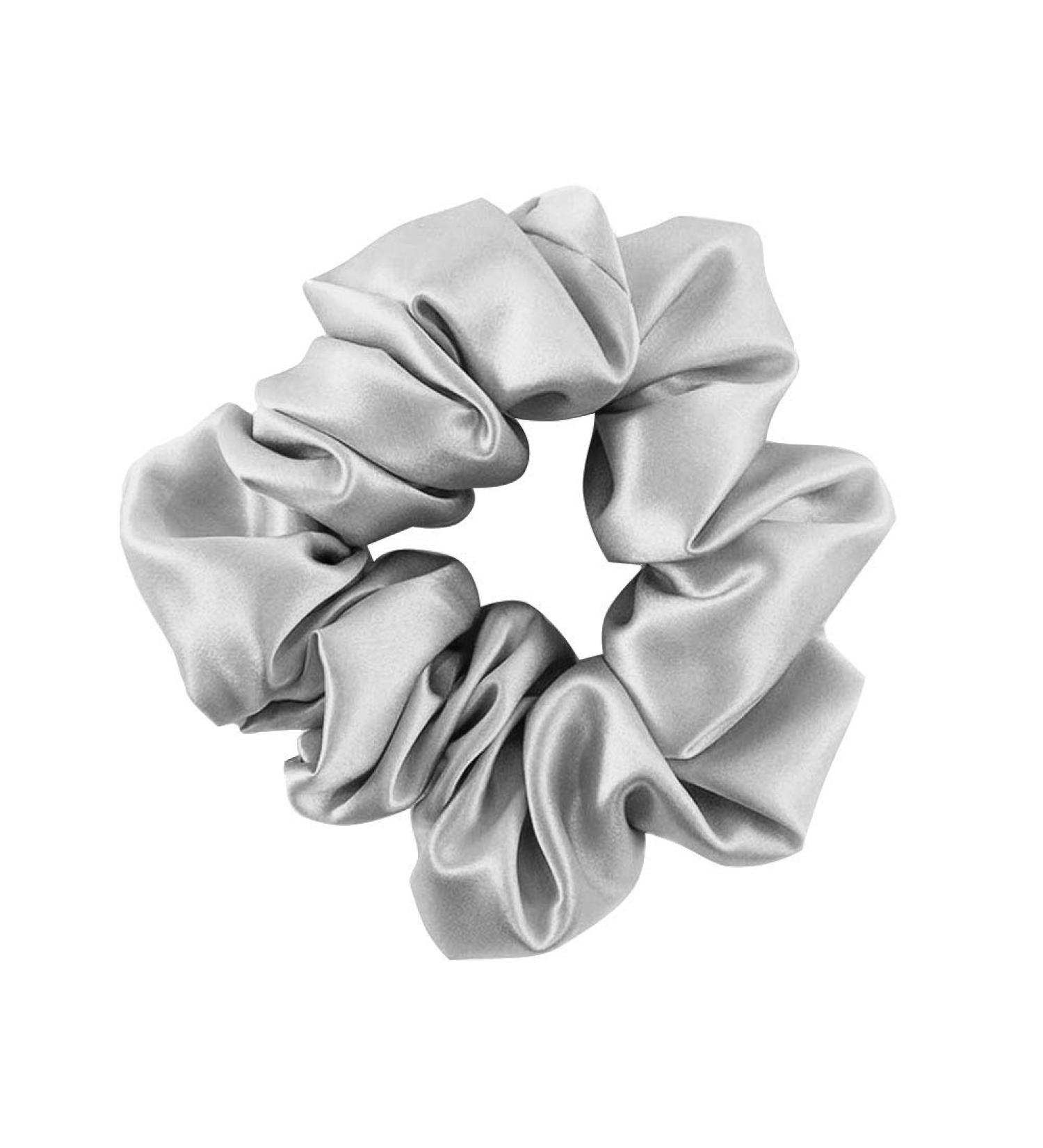 THXSILK Silk Hair Scrunchies - 6 Pack Elastic Hair Bands in Grey | Women's Hair Accessories - Buy Online on GoSupps.com