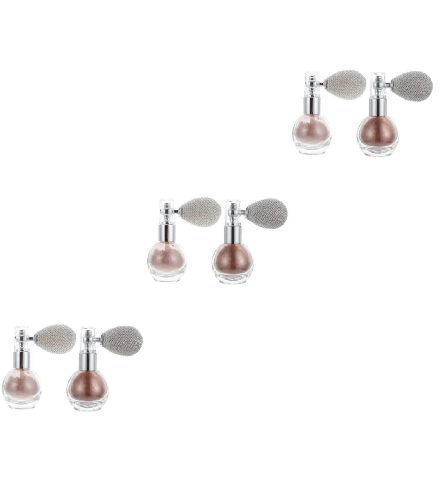 MAGICLULU Glitter Powder Spray 6 Pcs Spray Glitter Highlighter Blusher Powder Spray Body Highlight Powder Flash Powder Brighten - Buy Online on GoSupps.com