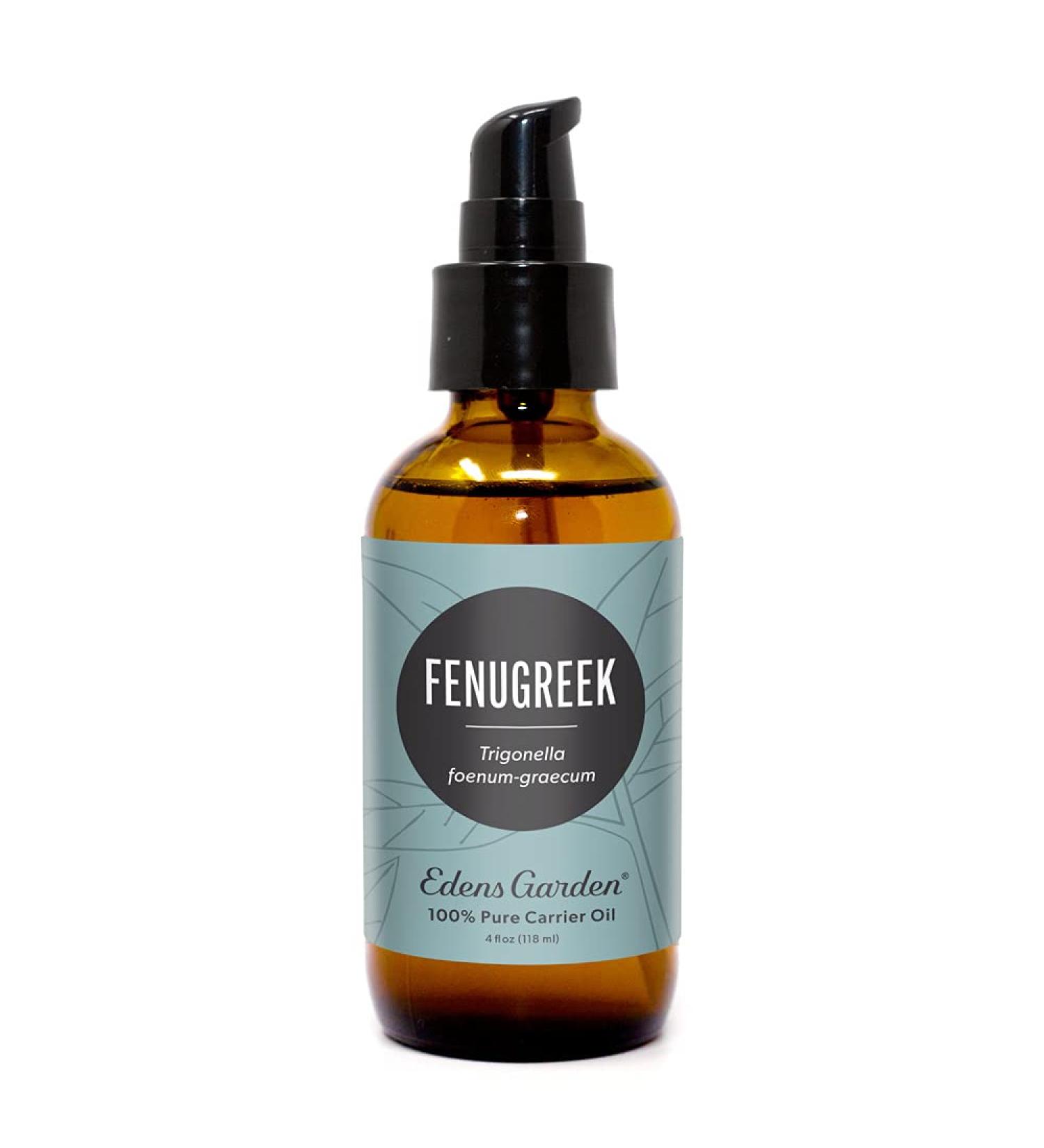Edens Garden Fenugreek Carrier Oil - 4 oz (Ideal for Essential Oil Blends) - Buy Online on GoSupps.com