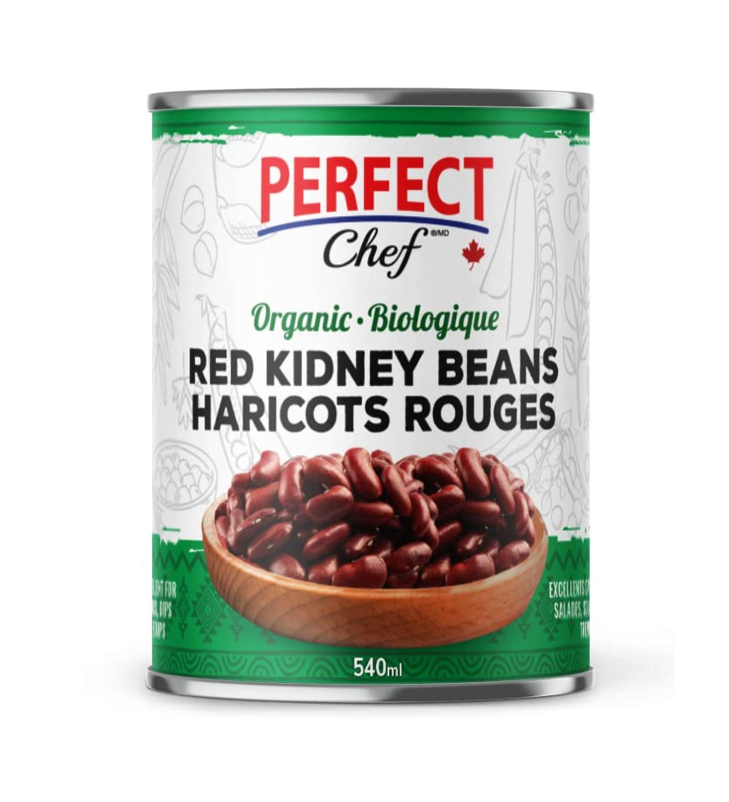 Perfect Chef Organic Kidney Beans (12-Pack) 12 x 540ml