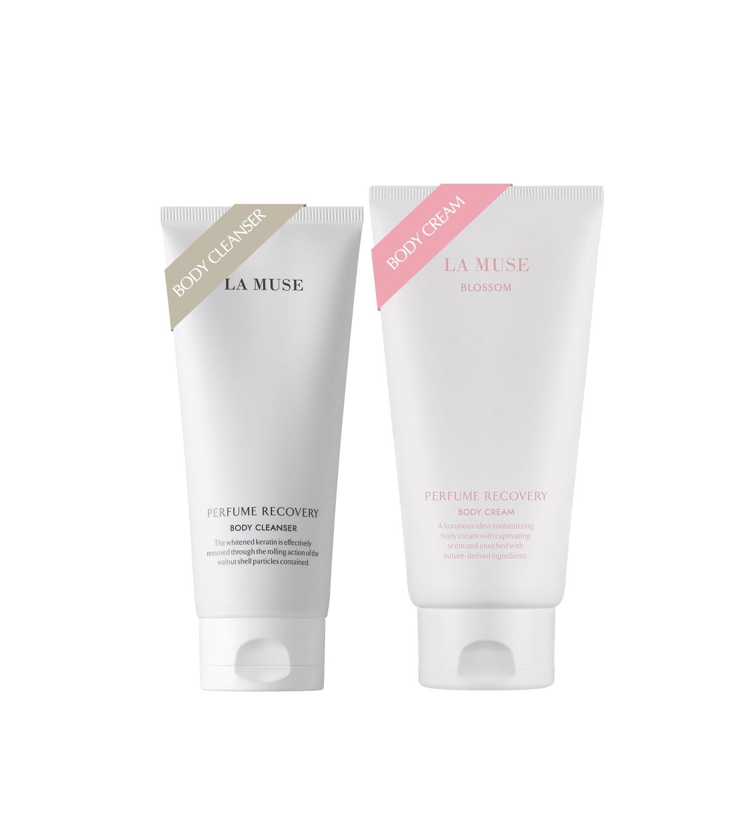 LA MUSE Body Care DUO: Perfume Recovery Body Cream(Blossom 10.14fl oz) & Body Cleanser(6.76 fl oz) Best Korean Skin Care Body Care Set - Buy Online on GoSupps.com