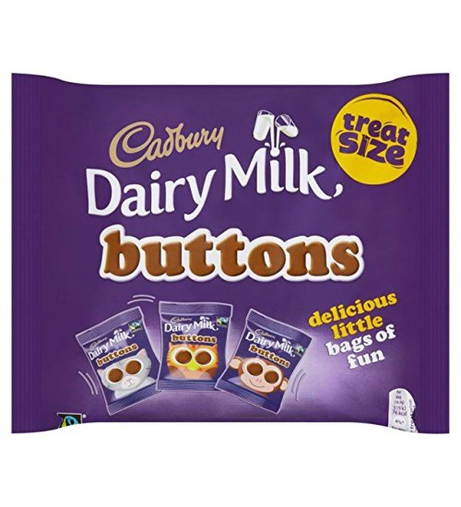 Cadbury Cadbury Treatsize Buttons 170g - Pack of 6