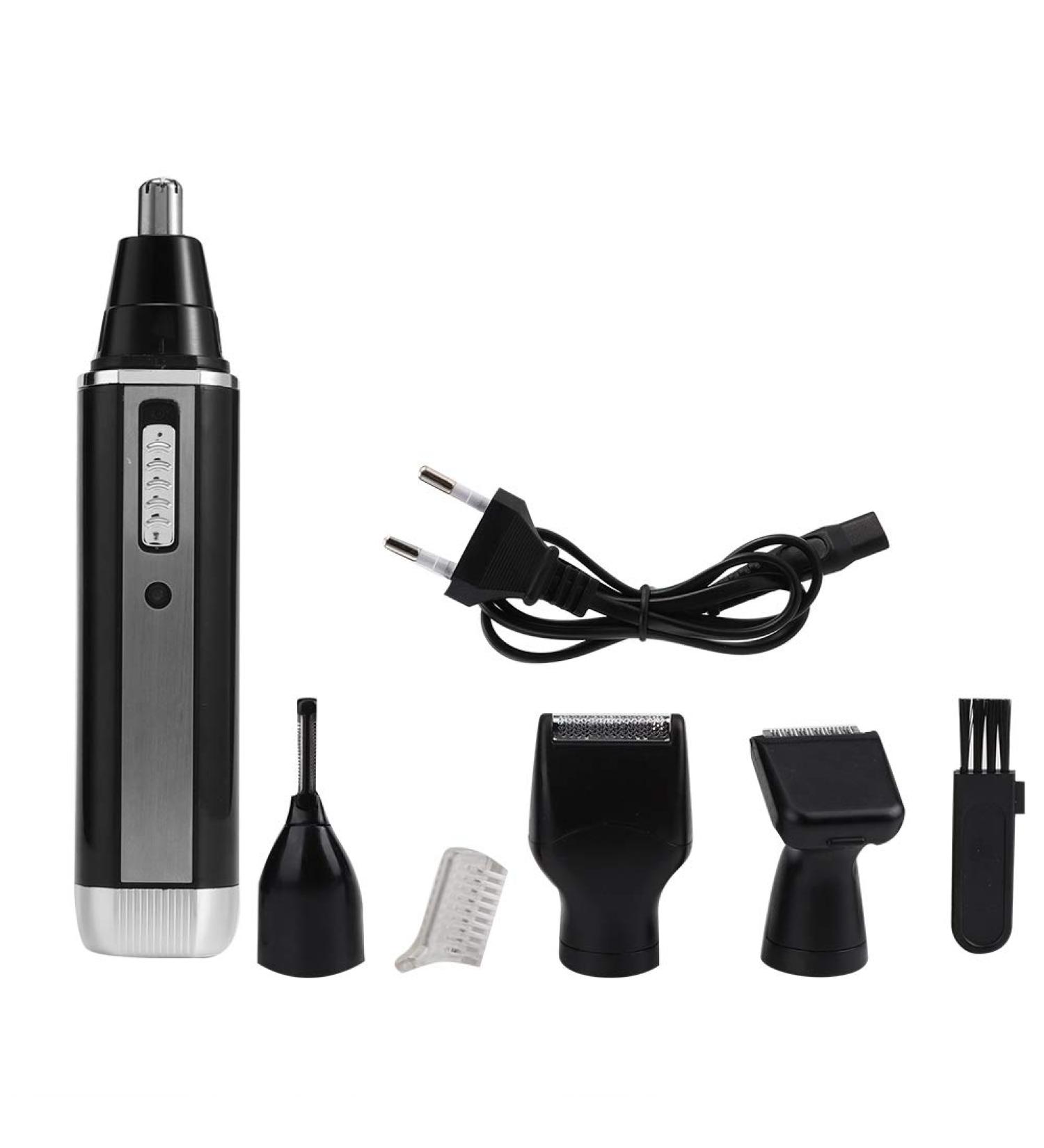 Multi-Functional 4 in 1 Electric Shaver & Trimmer for Men | Cordless Nose Ear Eyebrow & Body Hair Clipper - Rechargeable | International Shipping - Buy Online on GoSupps.com