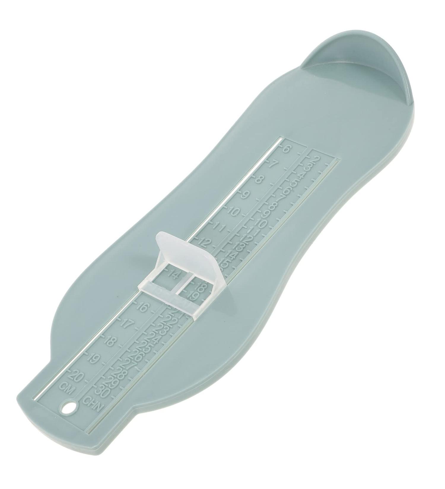 Rosenice Baby Shoe Size Measuring Tool | Foot Length Measuring Lineal for Children | Blue-Gray Footmuff & Knife - Buy Online on GoSupps.com