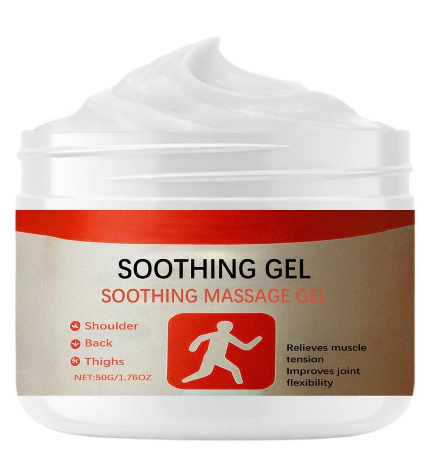 Gel apaisant doux pour la peau inspir d'ingr dients naturels 50 g - Formule douce pour apaiser les muscles et les articulations sans additifs irritants pour une sensation de fra cheur. - Buy Online on GoSupps.com