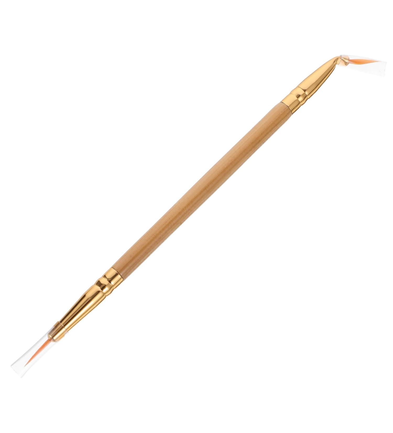 Didiseaon 1pcs Double Ended Eyeliner Brush Eyeliner Pencil Cosmetic Eyeliner Straight Bent Angled Brush - Buy Online on GoSupps.com