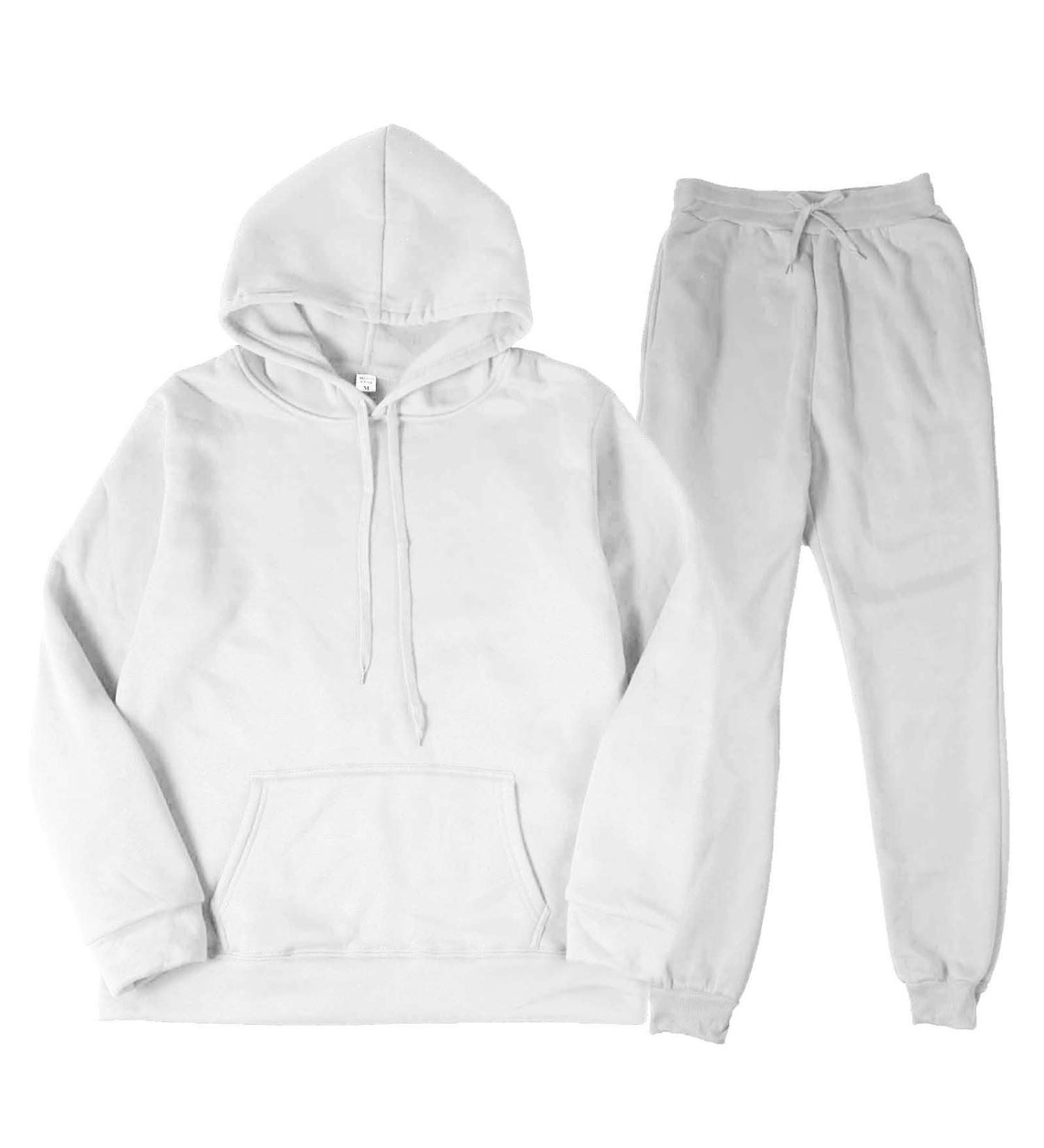 Hanxiulin Men's Training Suit - Premium Jogging & Sports Set | Sweatshirt Pants & Leisure Wear in XL White - Buy Online on GoSupps.com