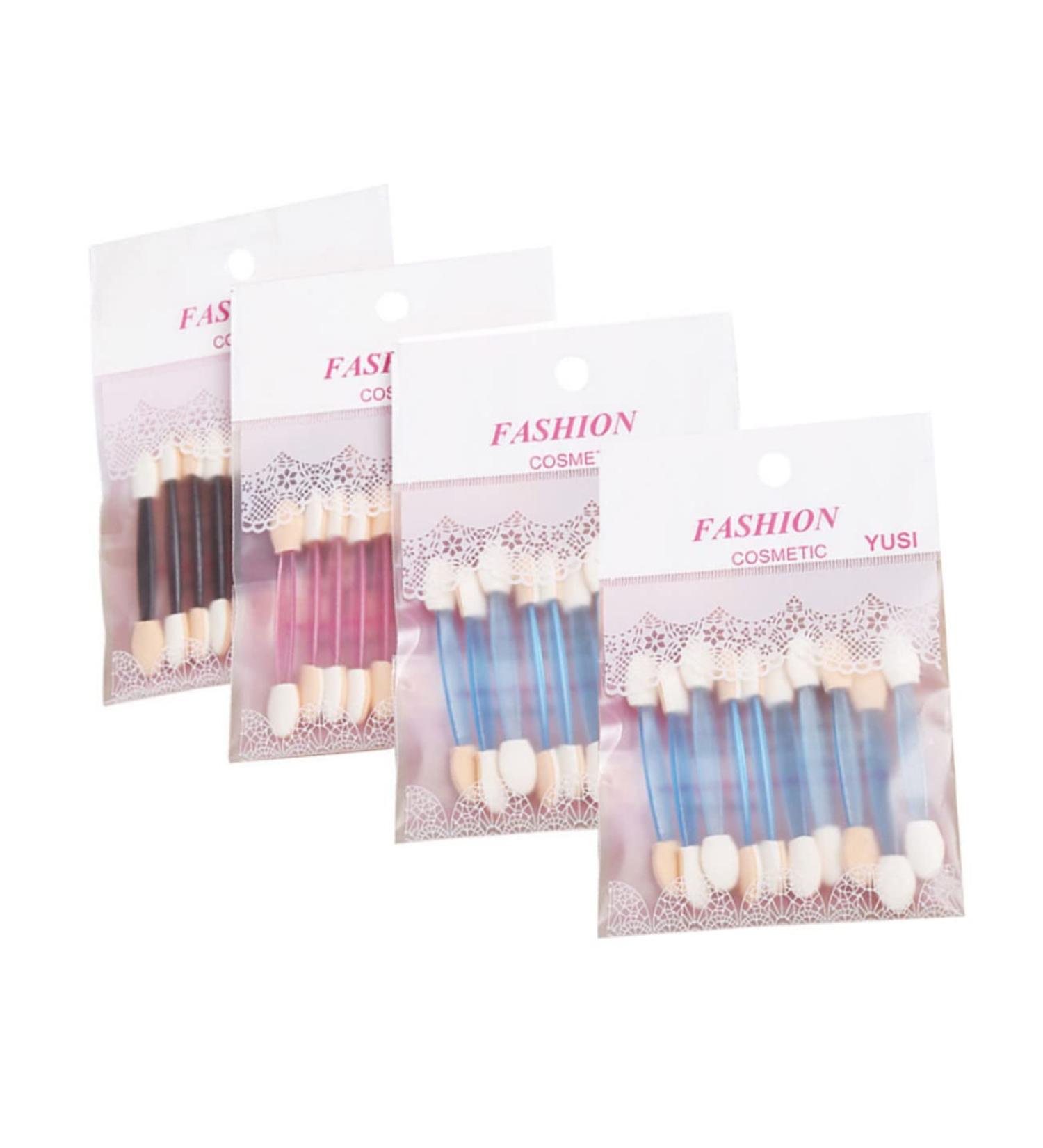 Ipetboom 40pcs Sponge Stick Eyeshadow Eye Shadow Photocard Holder Makeup Cosmetic Double Head Primer Brush - Buy Online on GoSupps.com